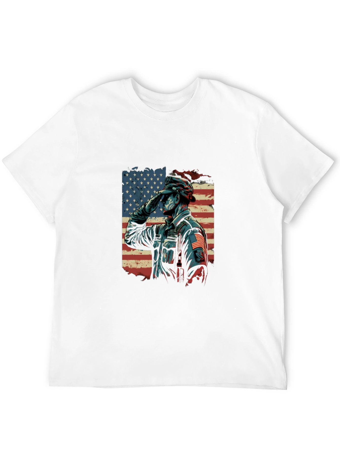 Patriotic Salute Graphic Tee