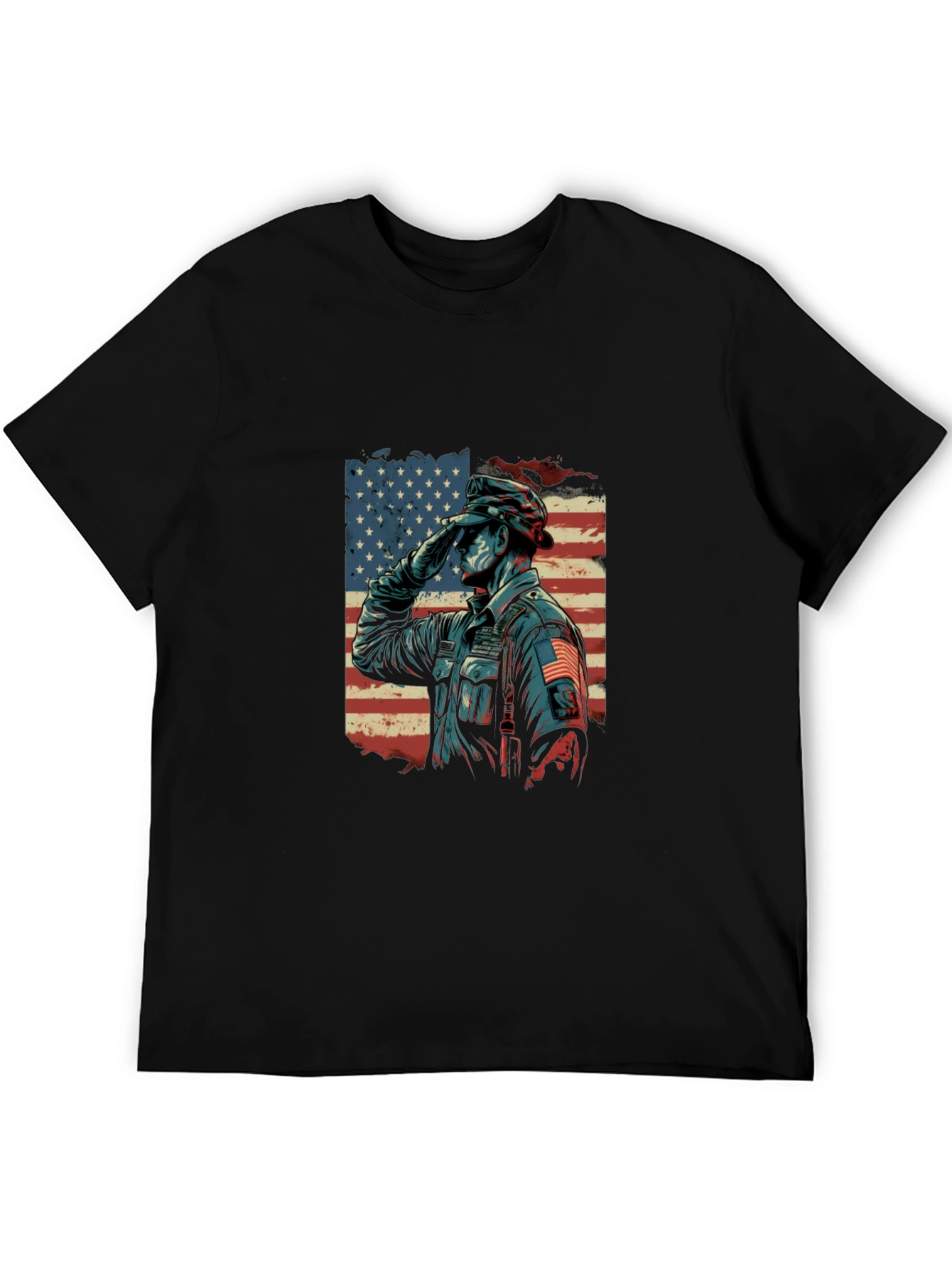 Patriotic Salute Graphic Tee