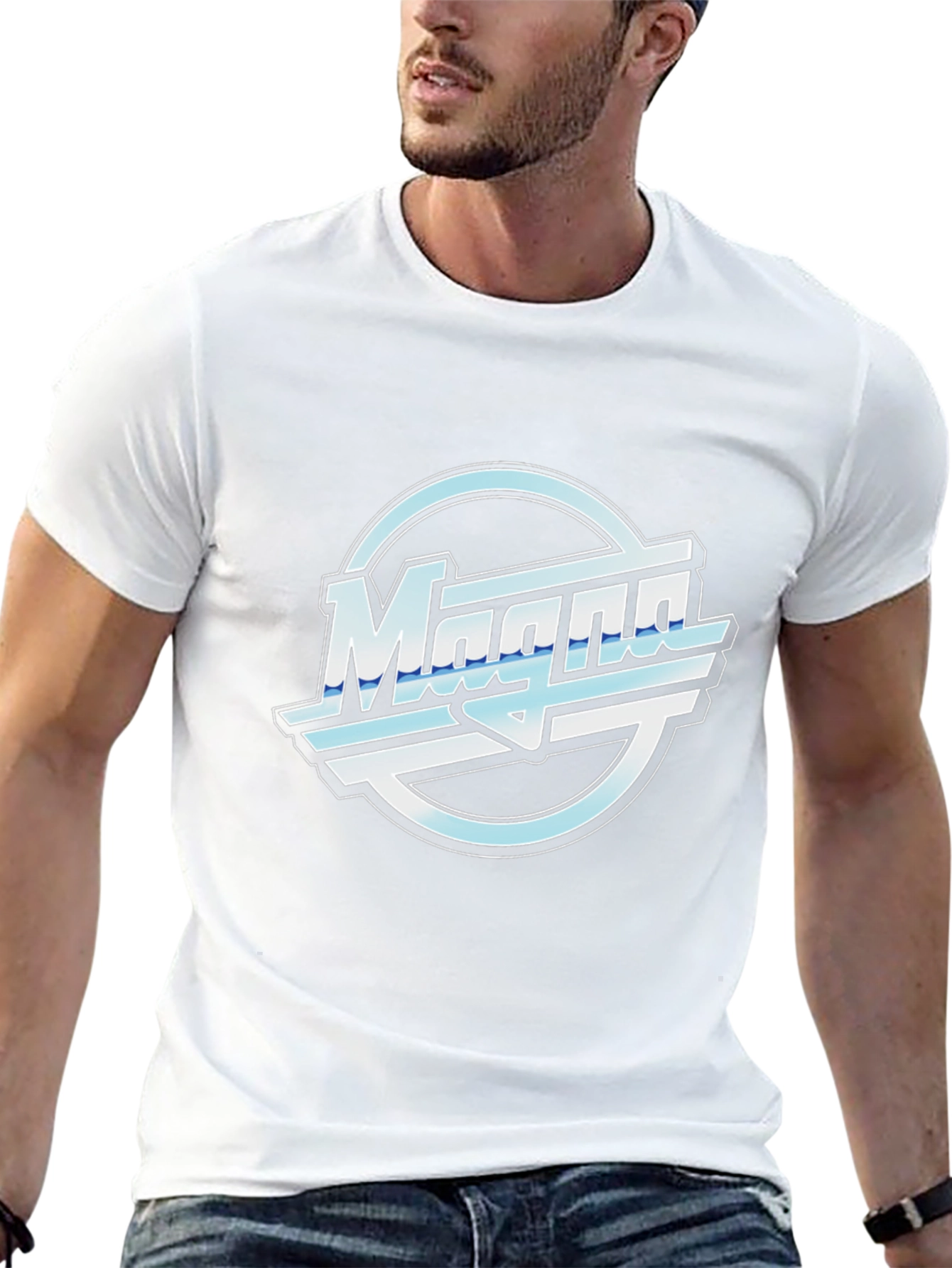 Retro Magna Logo Black T-Shirt