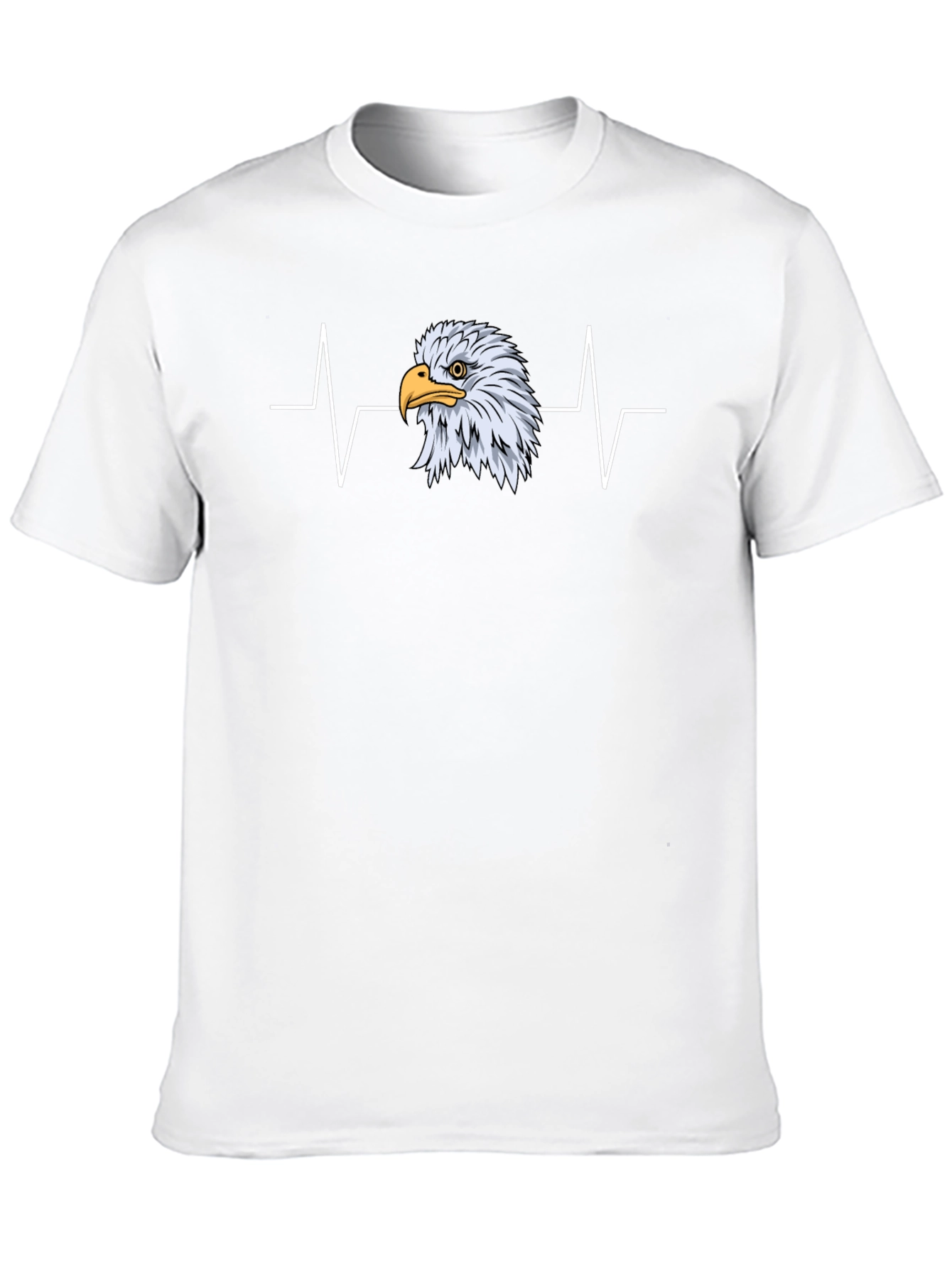 Eagle Heartbeat Graphic Tee - Black