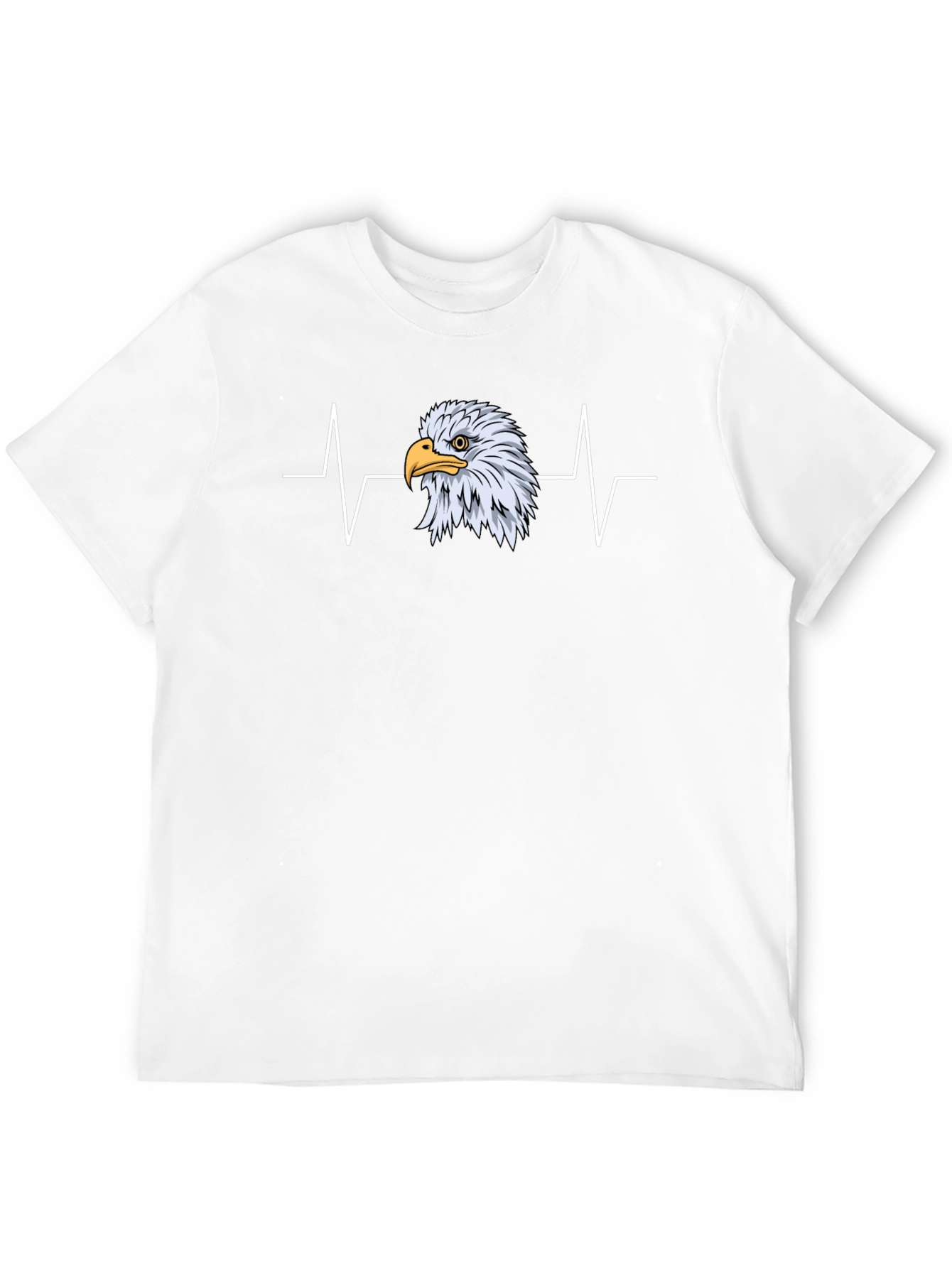 Eagle Heartbeat Graphic Tee - Black