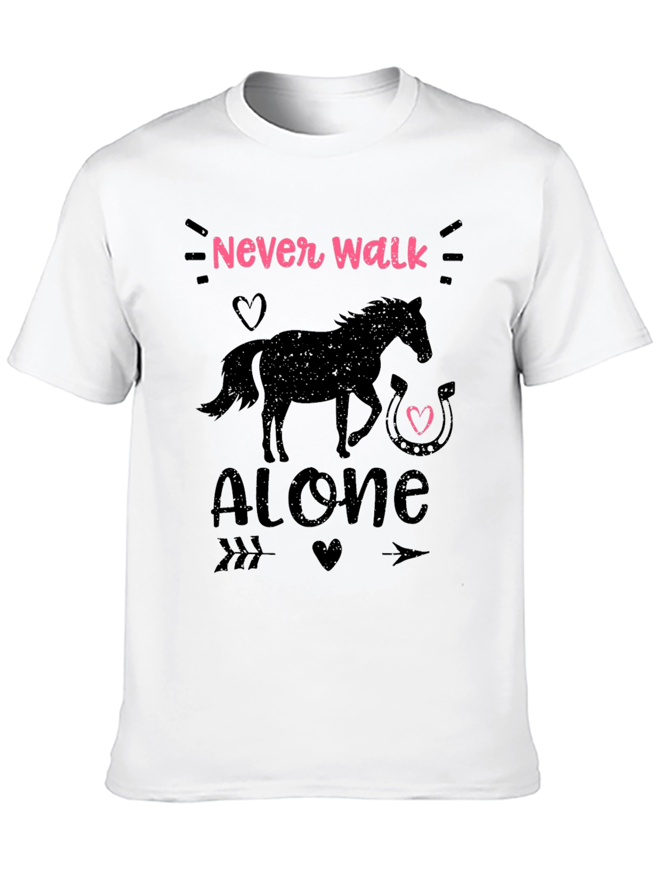 Never Walk Alone Horse Graphic Tee