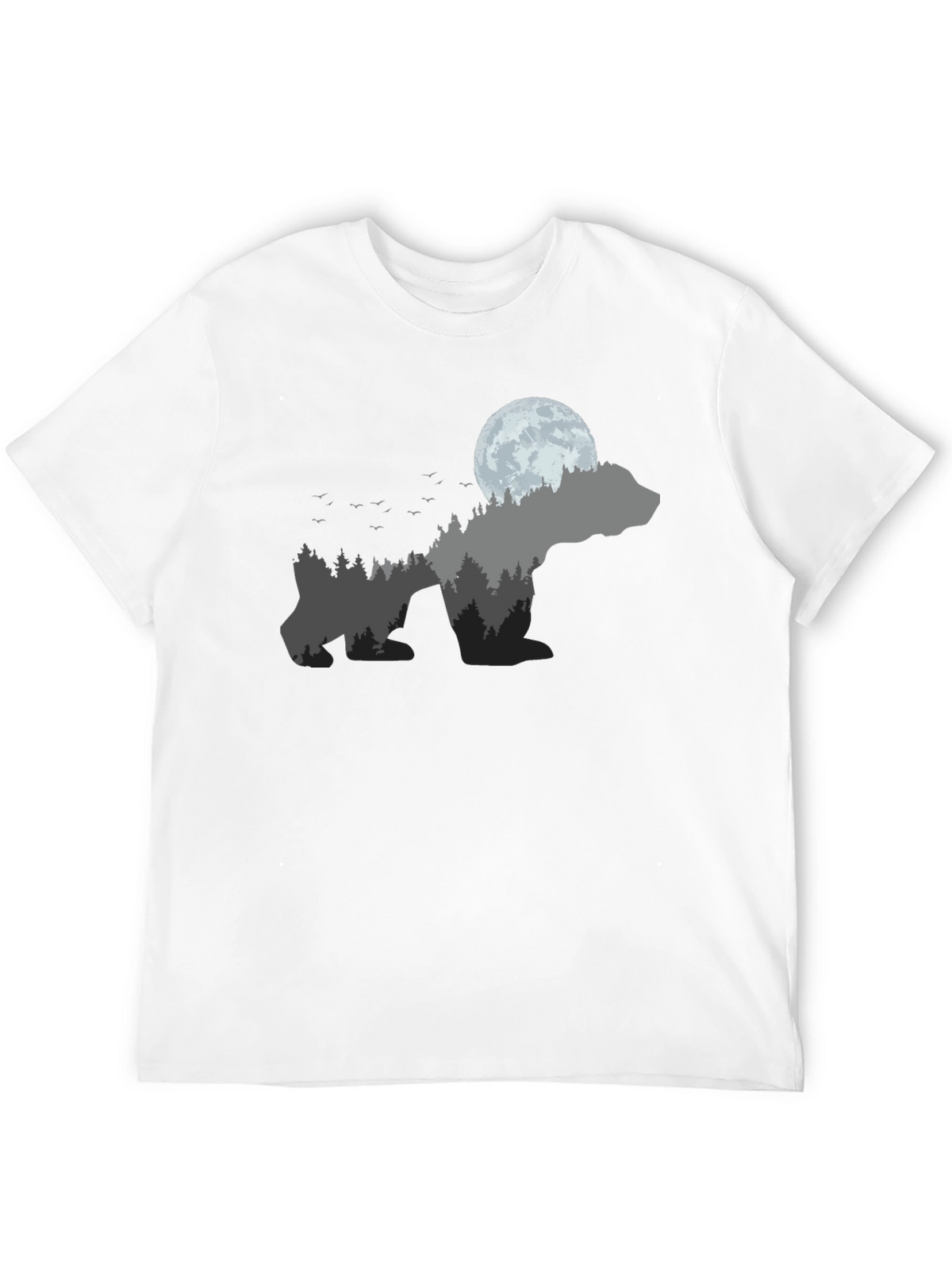 Nature Bear Black T-Shirt