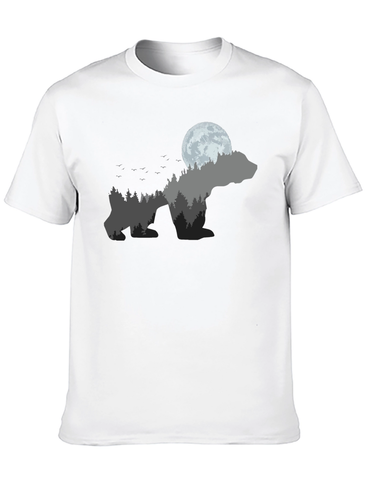 Nature Bear Black T-Shirt