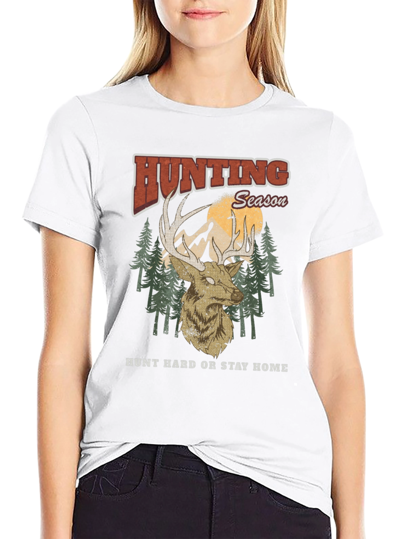 Hunting Season Deer Graphic T-Shirt