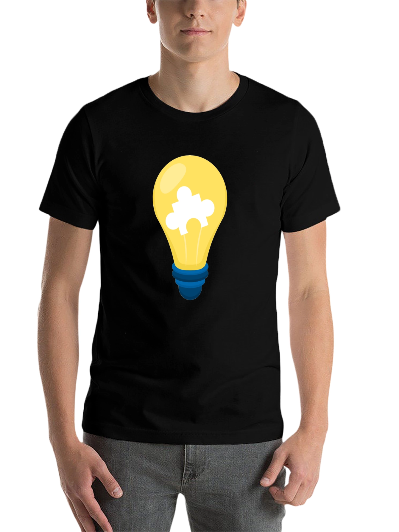 Puzzle Bulb Graphic Tee