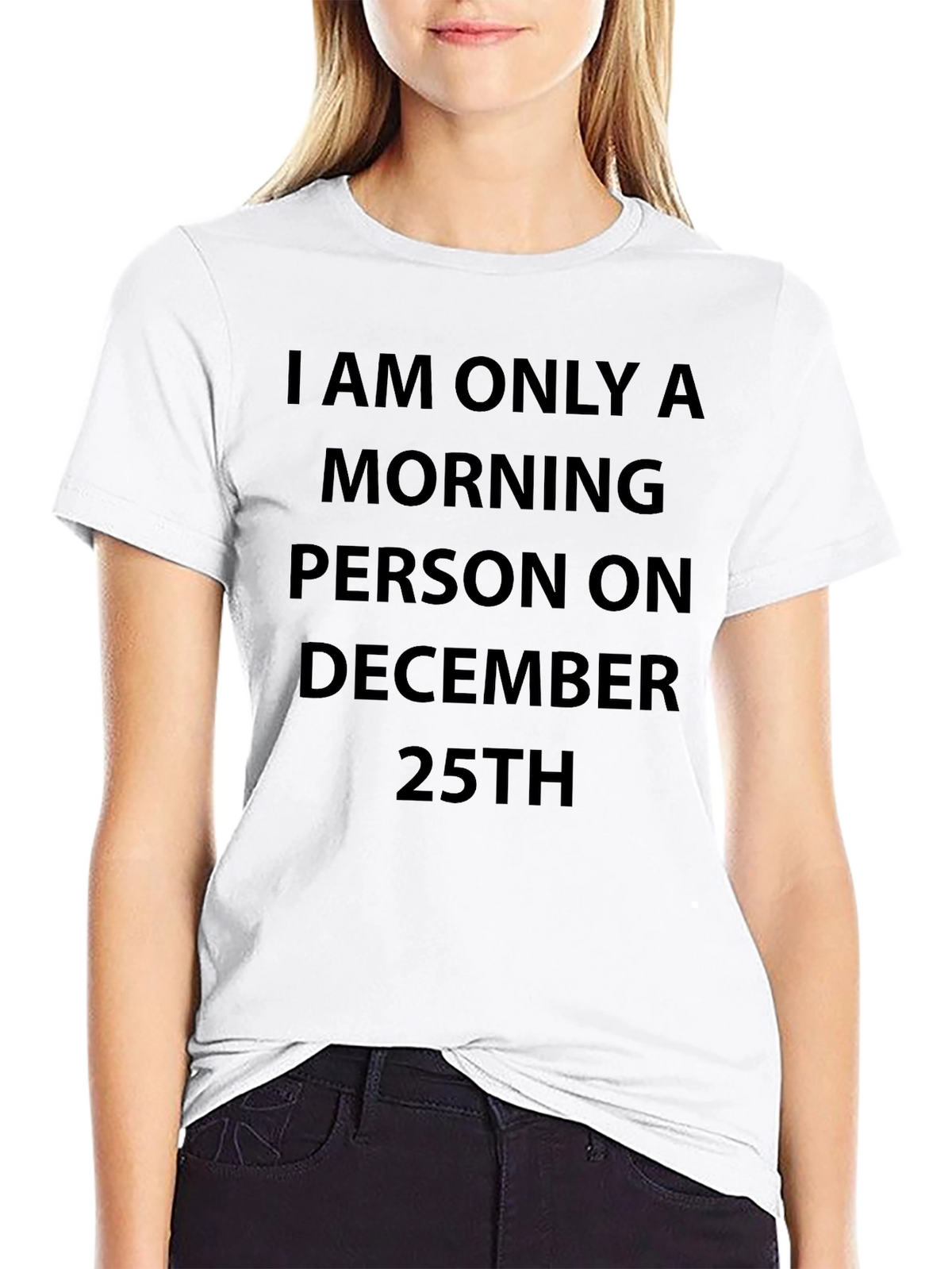 December 25th Morning Person Graphic Tee