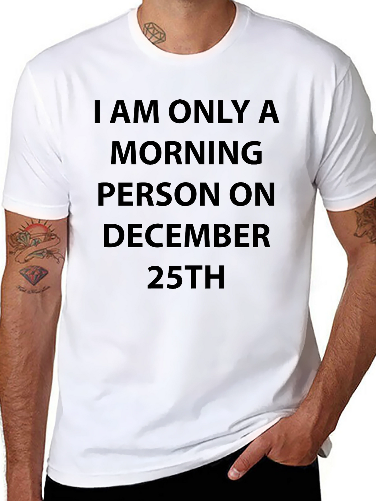 December 25th Morning Person Graphic Tee