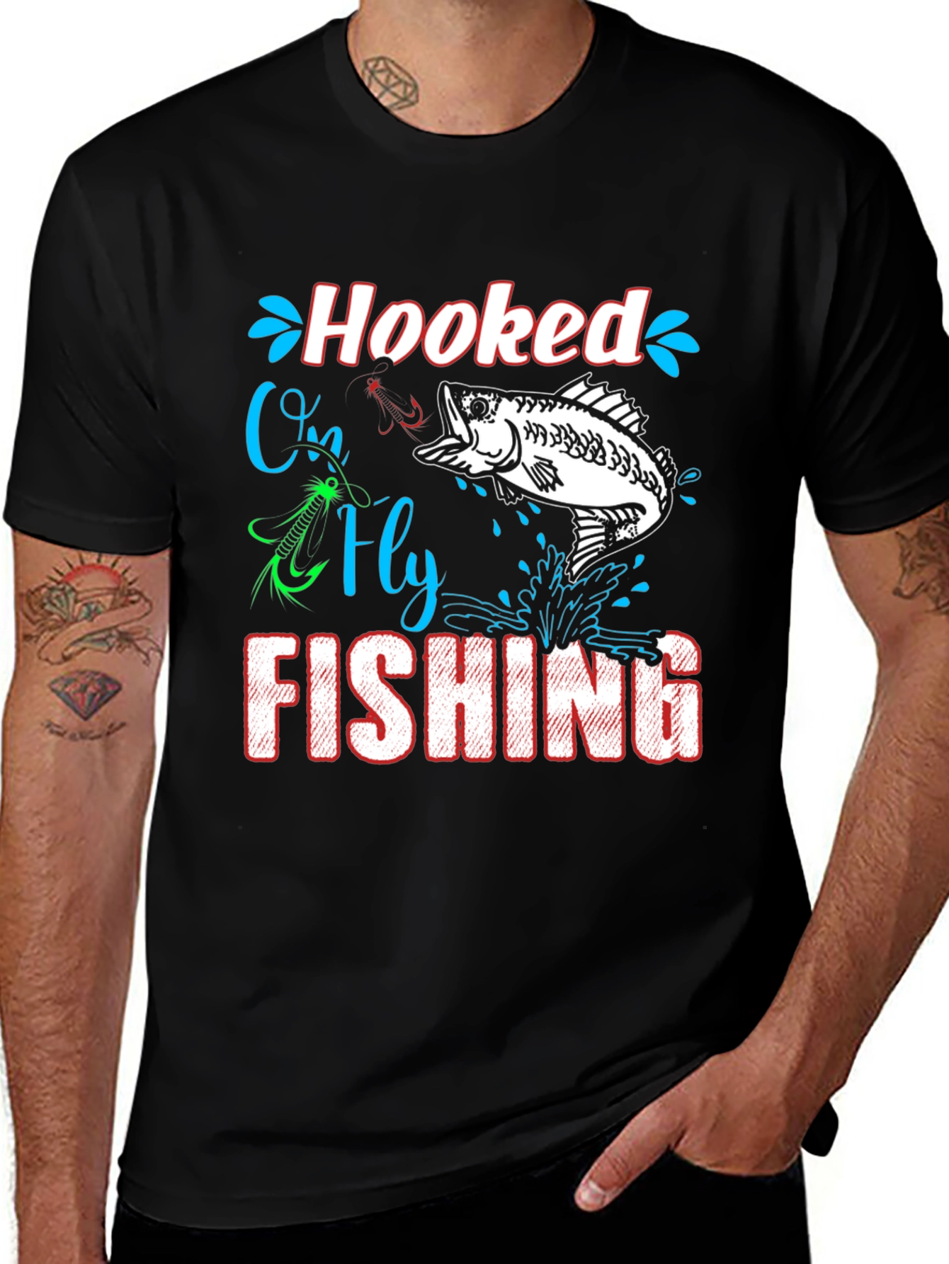 Hooked On Fly Fishing T-Shirt