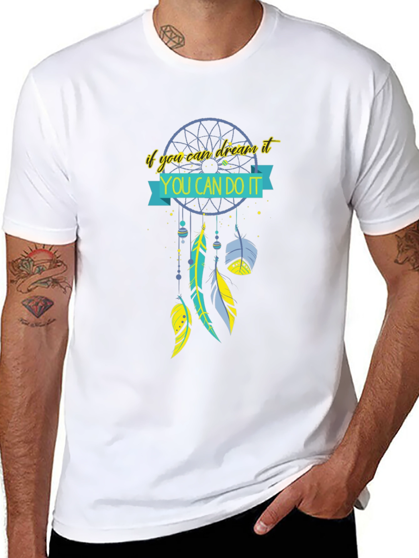 Dream Catcher Graphic Tee - You Can Do It!