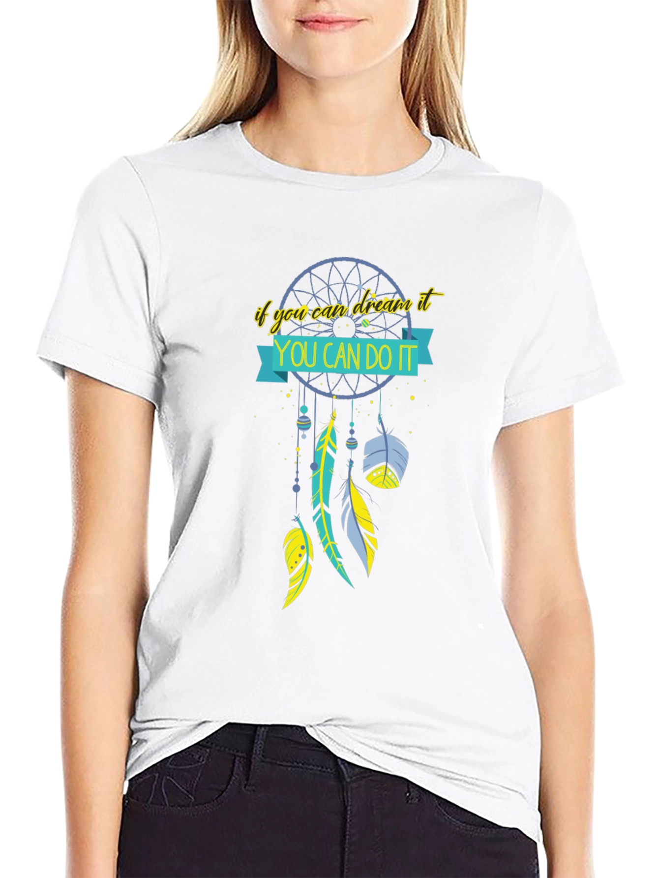 Dream Catcher Graphic Tee - You Can Do It!