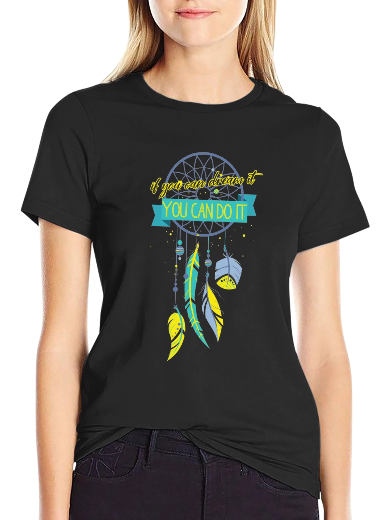 Dream Catcher Graphic Tee - You Can Do It!