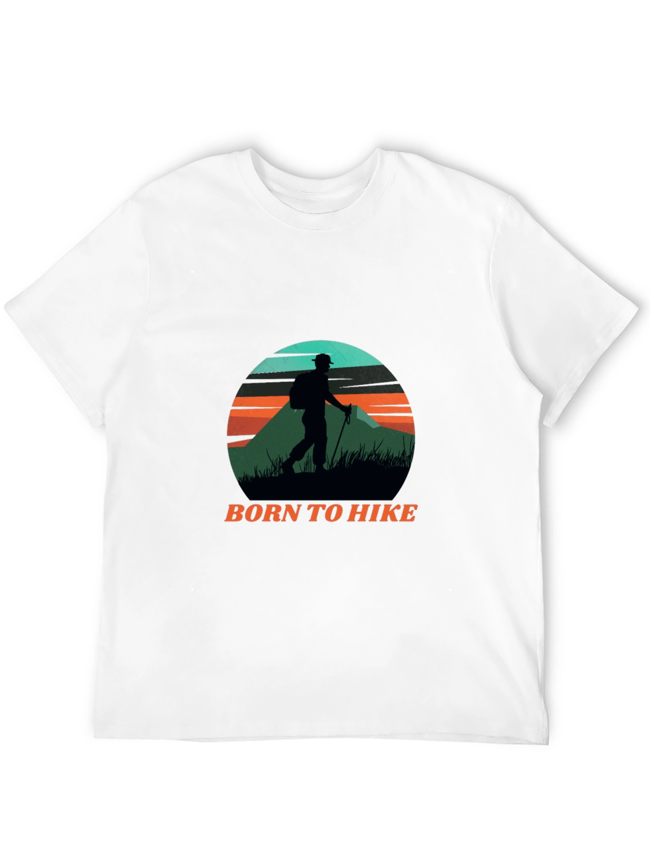 Born to Hike Black Graphic Tee