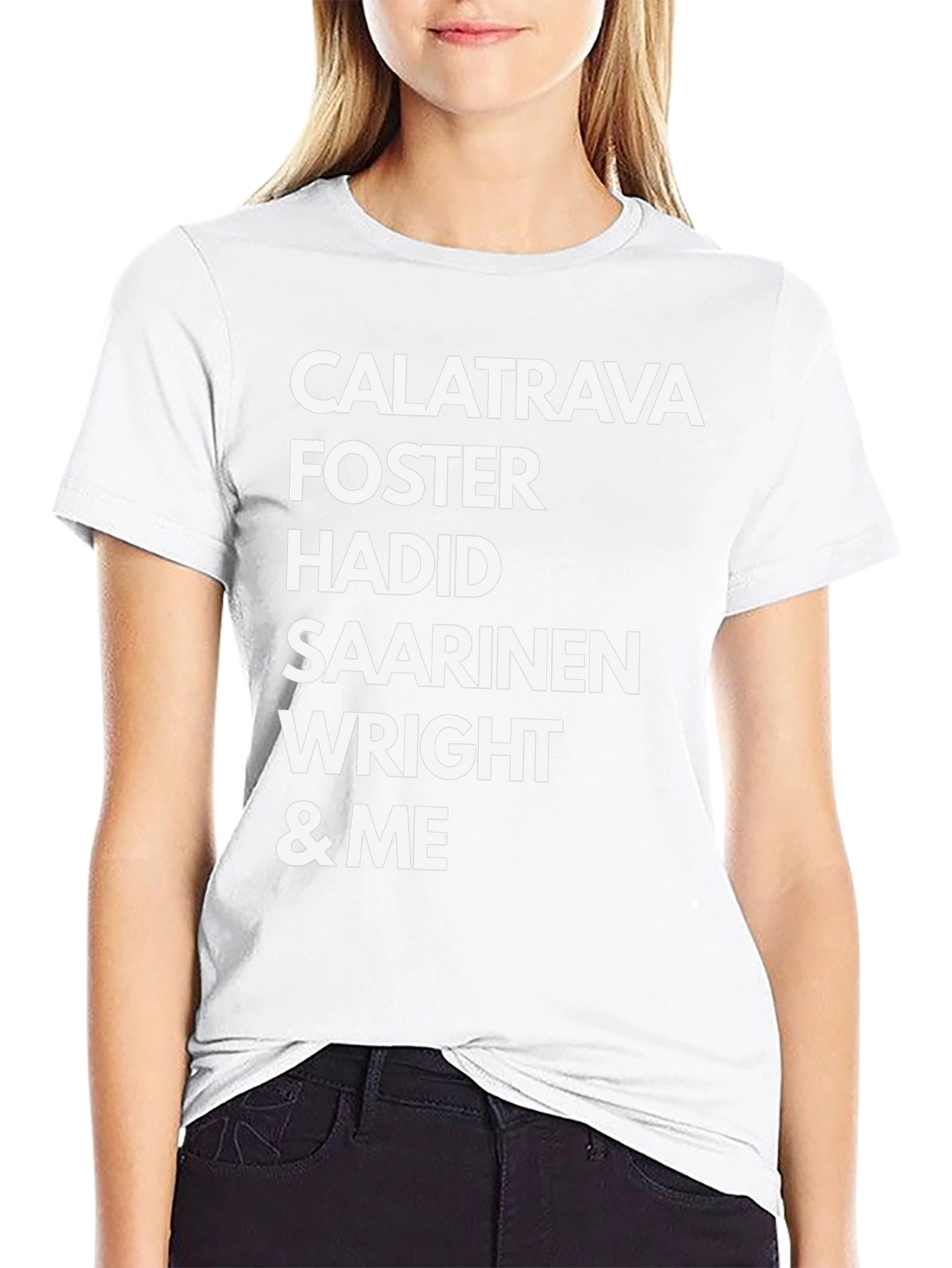 Architect T-Shirt - Calatrava Foster Hadid Wright