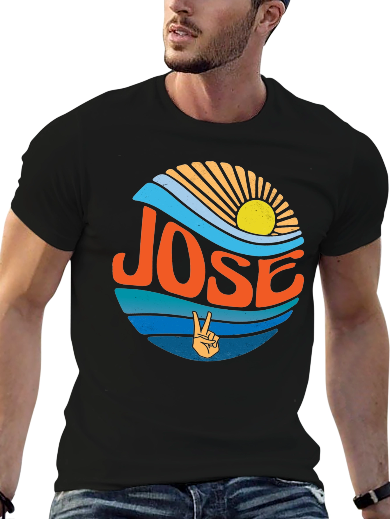 Jose Retro Wave T-Shirt - Cool Graphic Tee