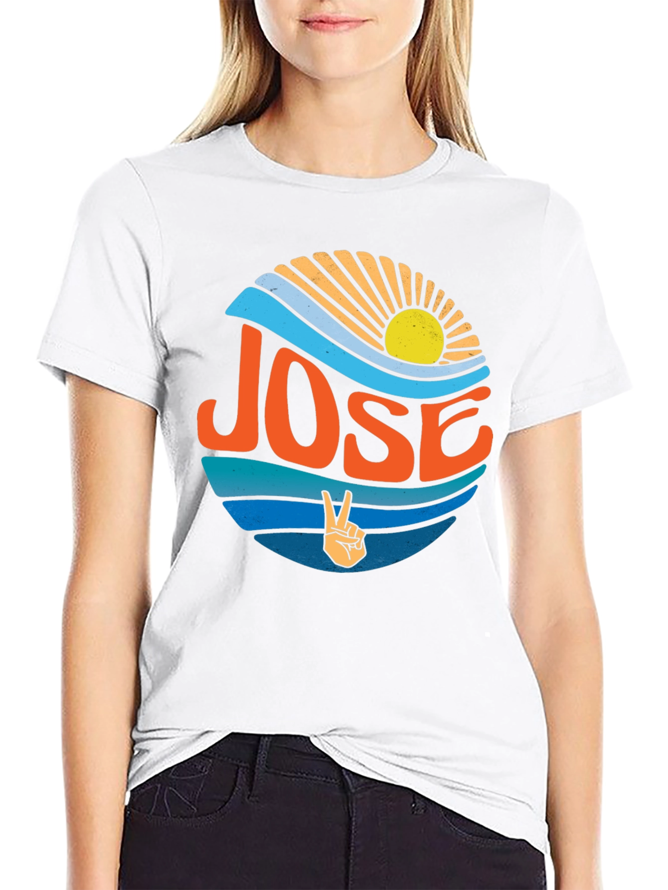 Jose Retro Wave T-Shirt - Cool Graphic Tee