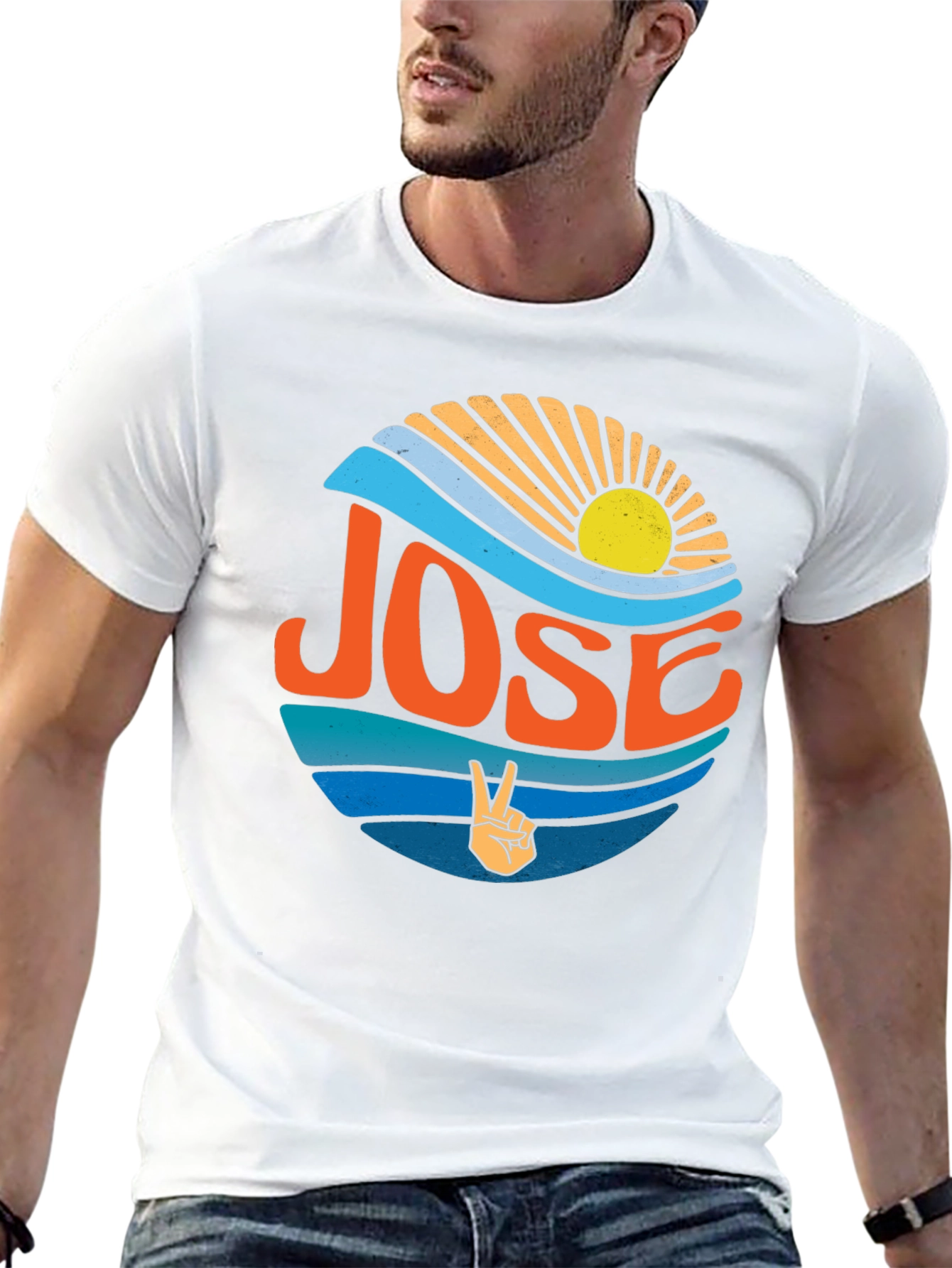 Jose Retro Wave T-Shirt - Cool Graphic Tee