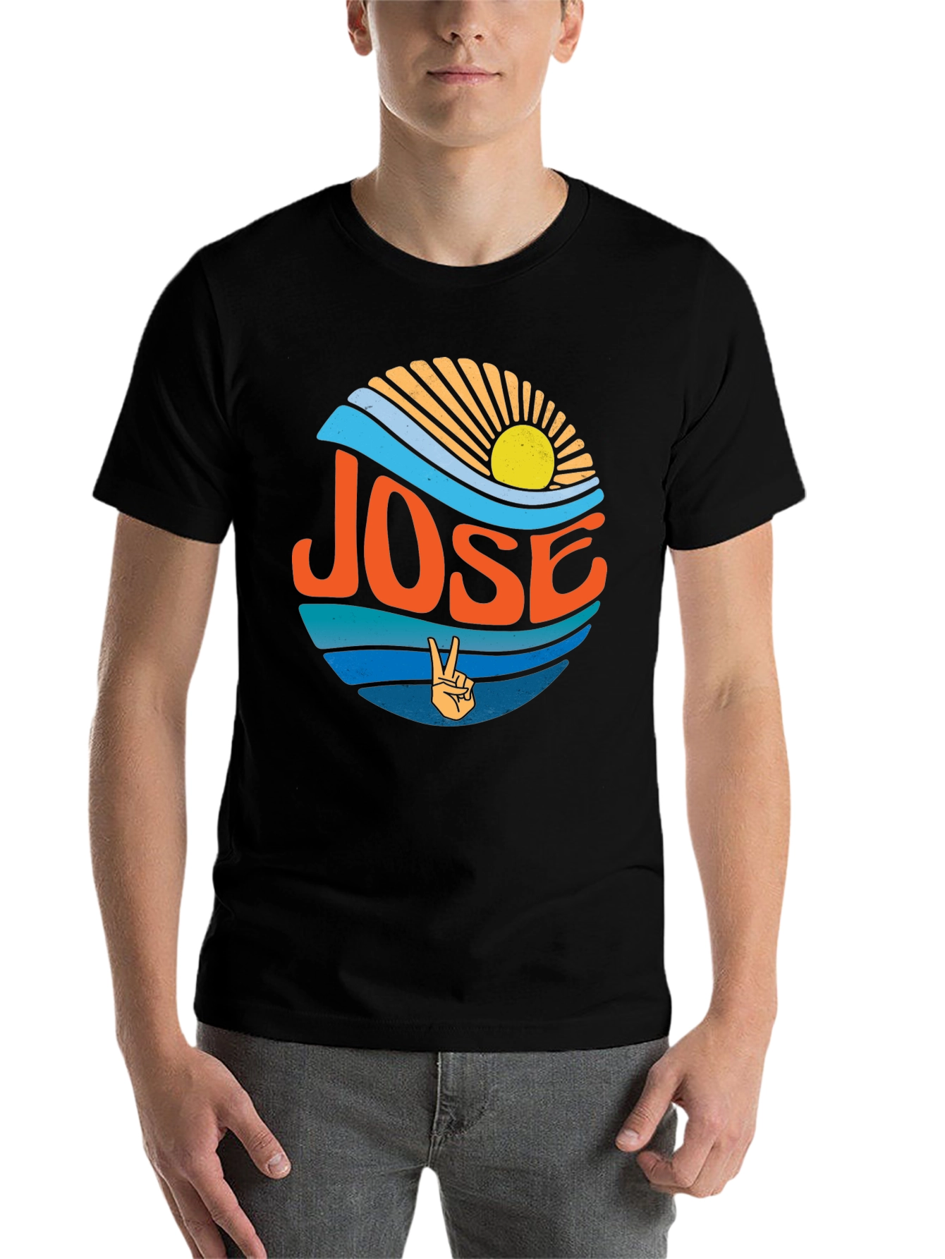 Jose Retro Wave T-Shirt - Cool Graphic Tee