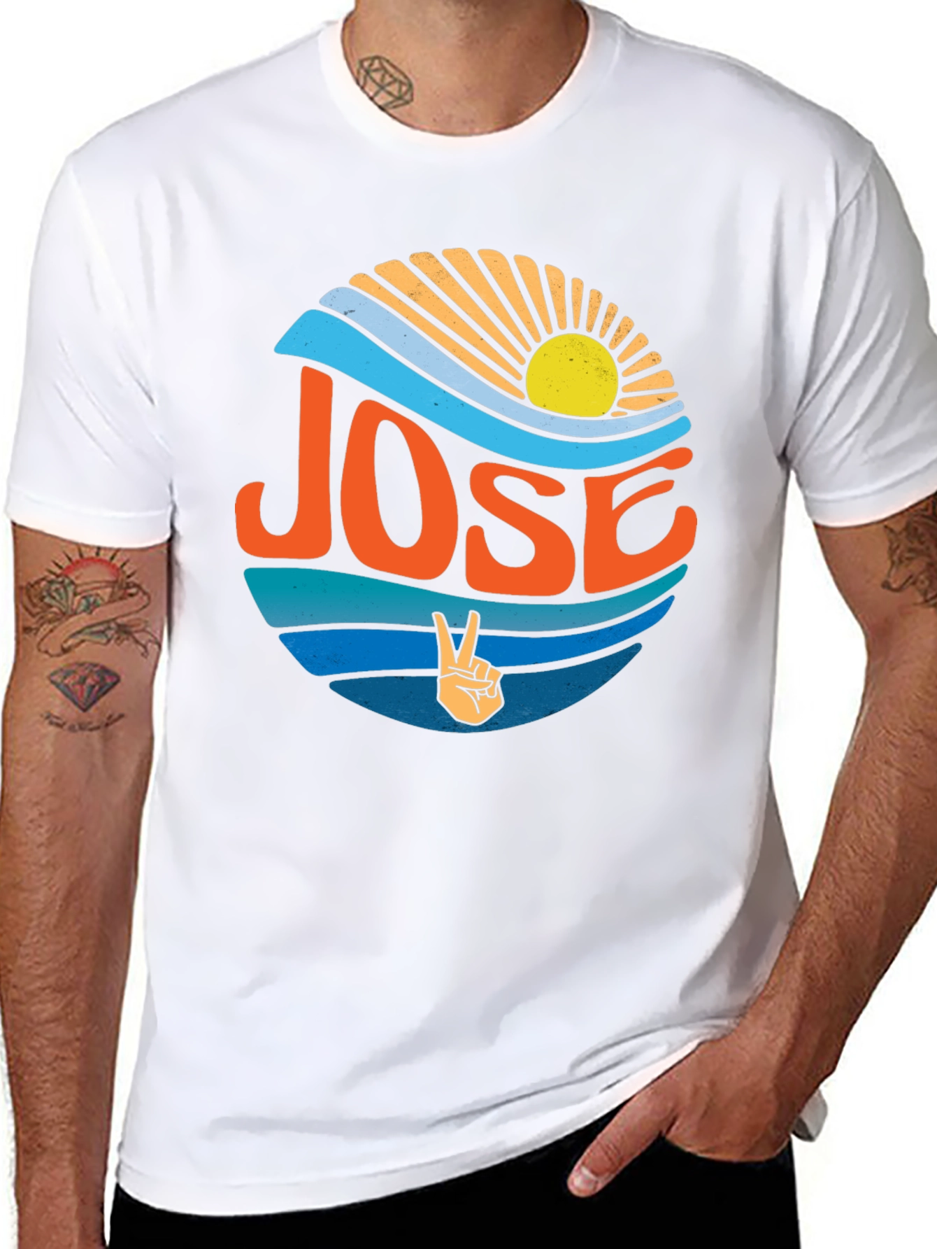 Jose Retro Wave T-Shirt - Cool Graphic Tee