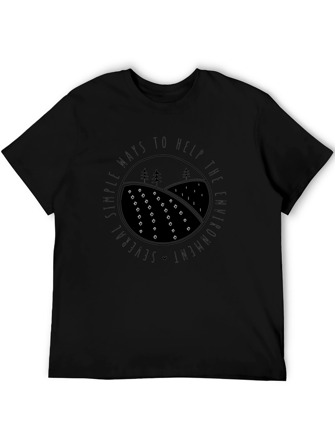 Eco-Friendly Graphic Tee - Help the Environment
