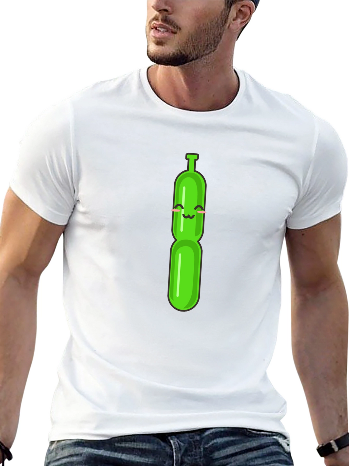 Fun Balloon Animal Graphic Tee - Black