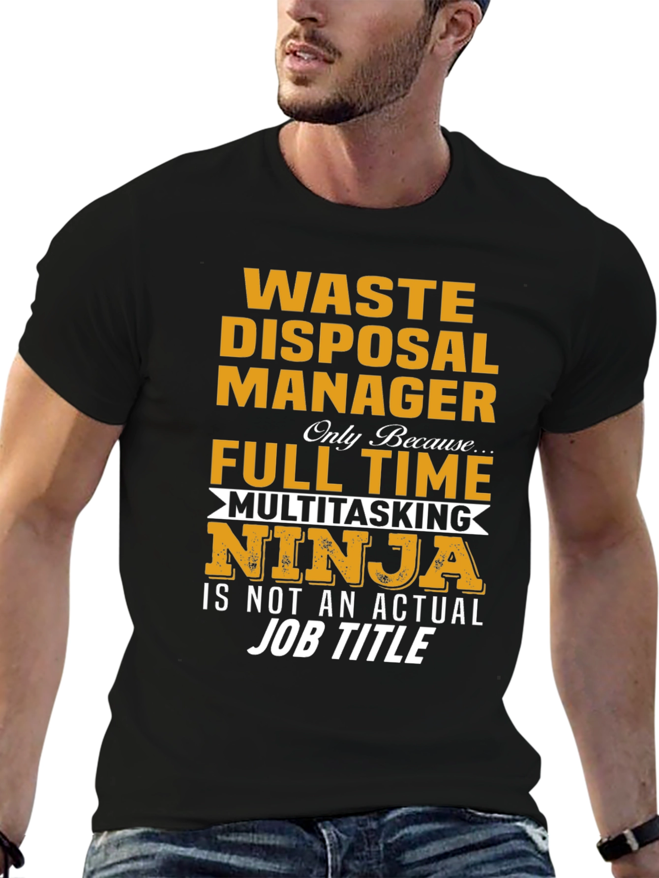 Waste Disposal Manager Ninja T-Shirt