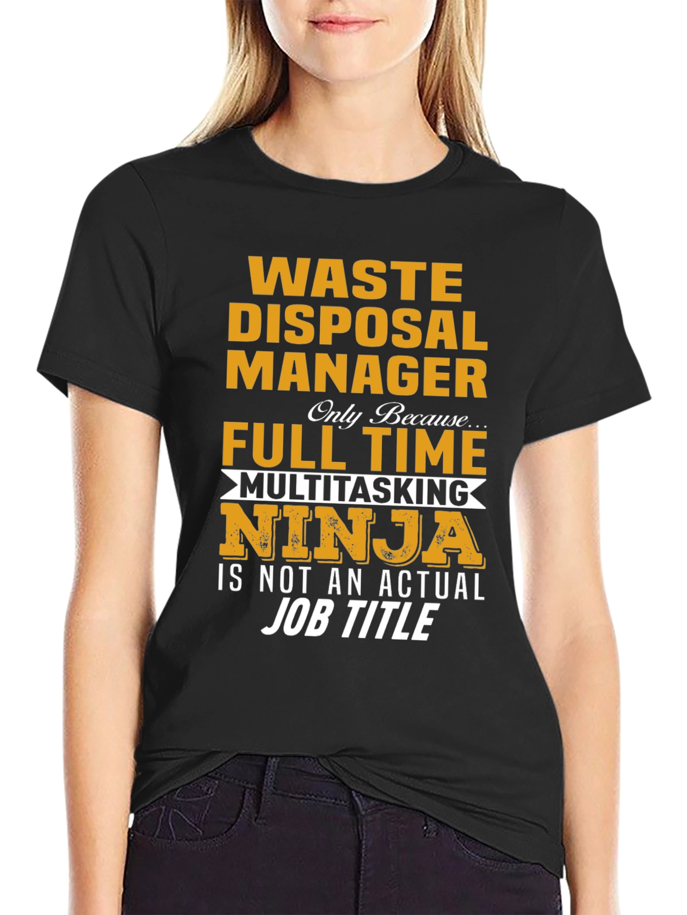 Waste Disposal Manager Ninja T-Shirt