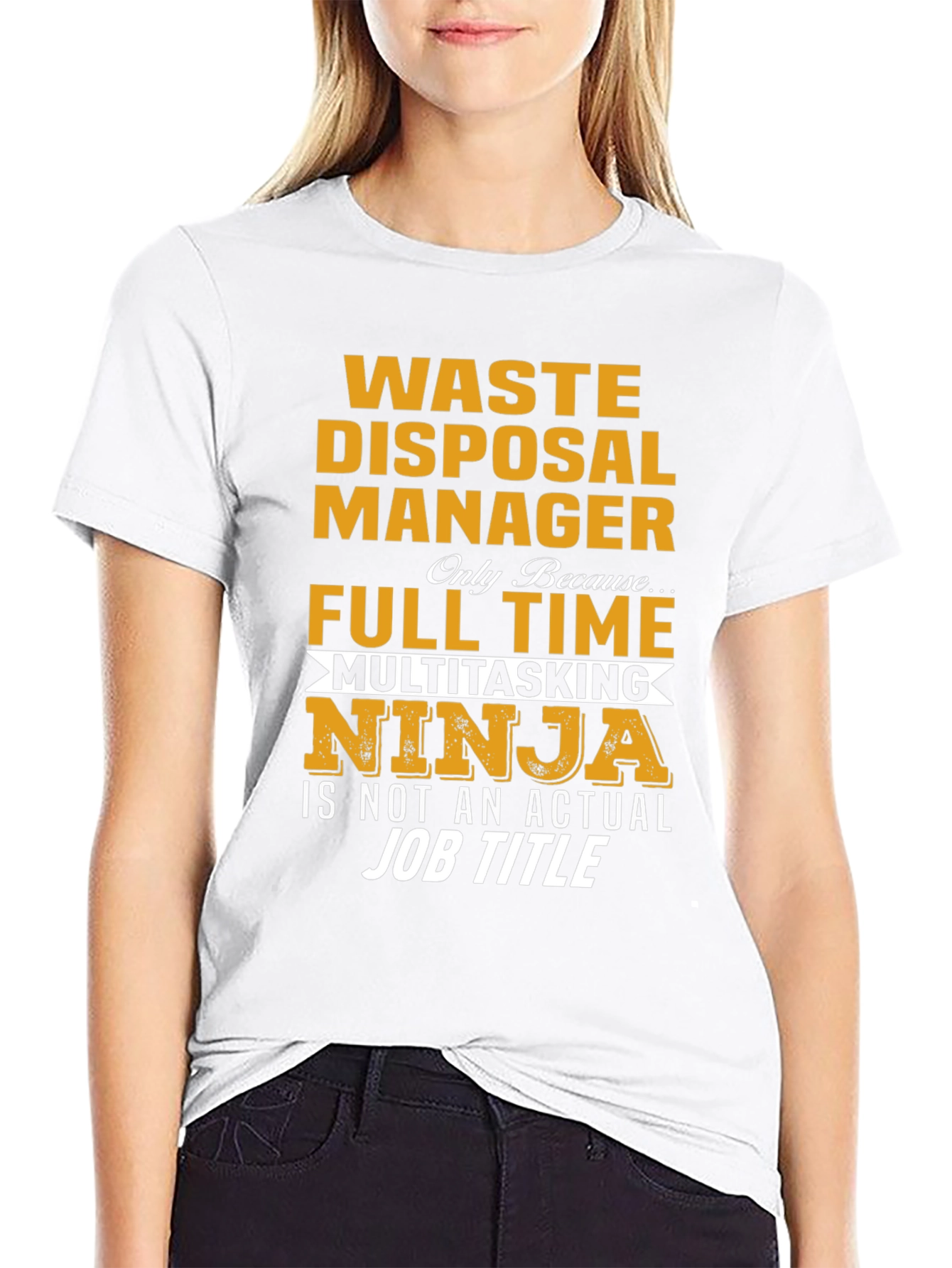 Waste Disposal Manager Ninja T-Shirt