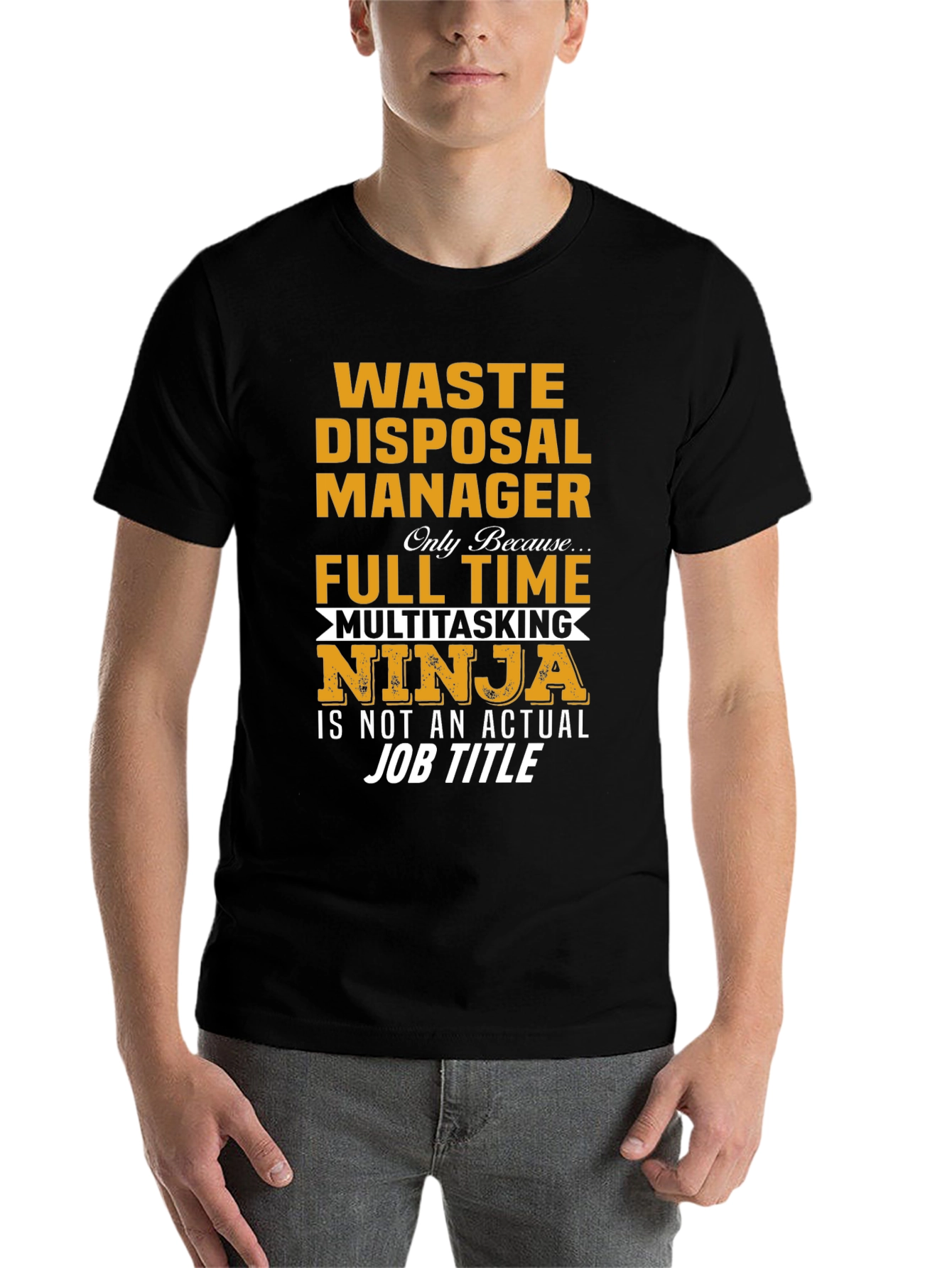 Waste Disposal Manager Ninja T-Shirt