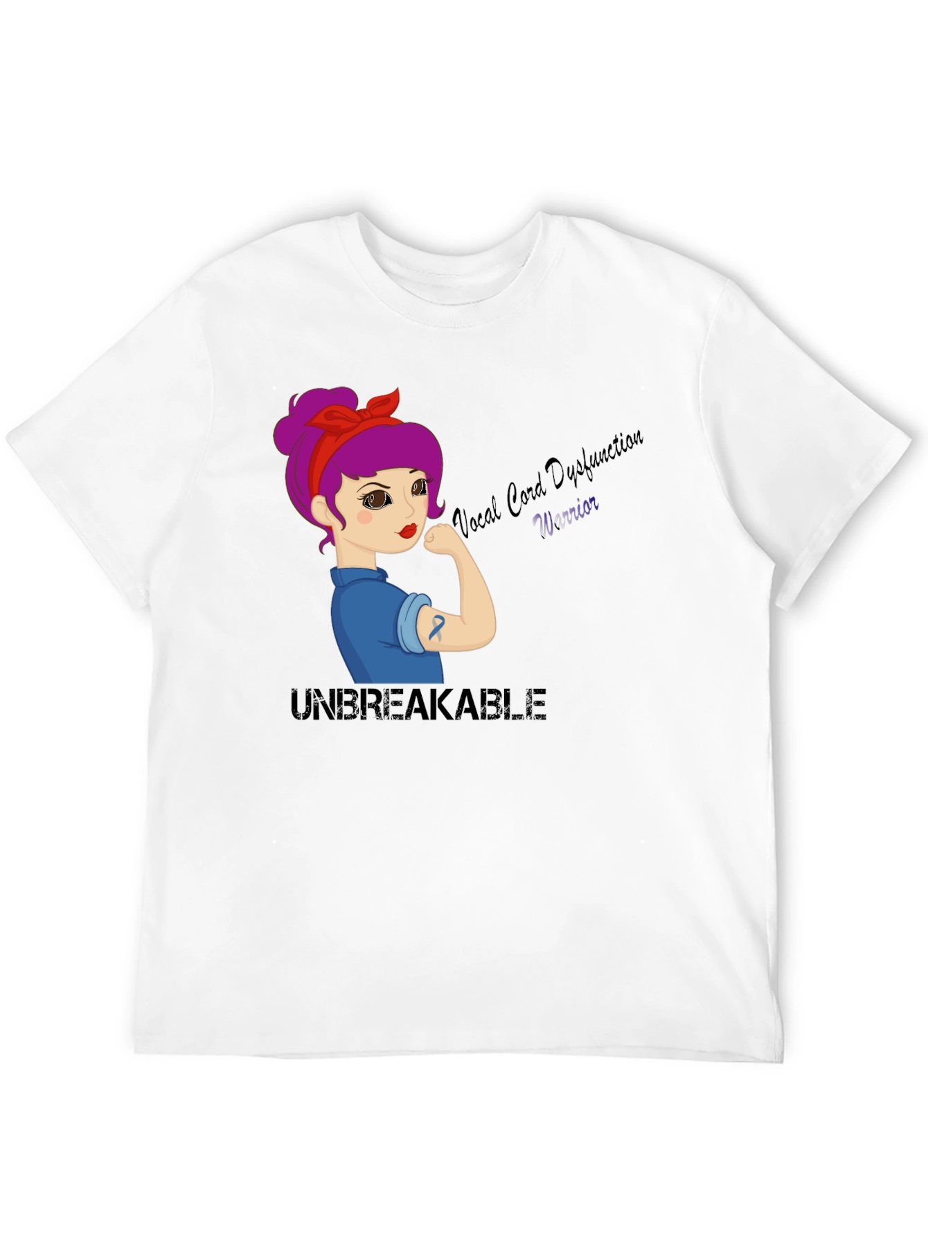 Vocal Cord Dysfunction Warrior T-Shirt