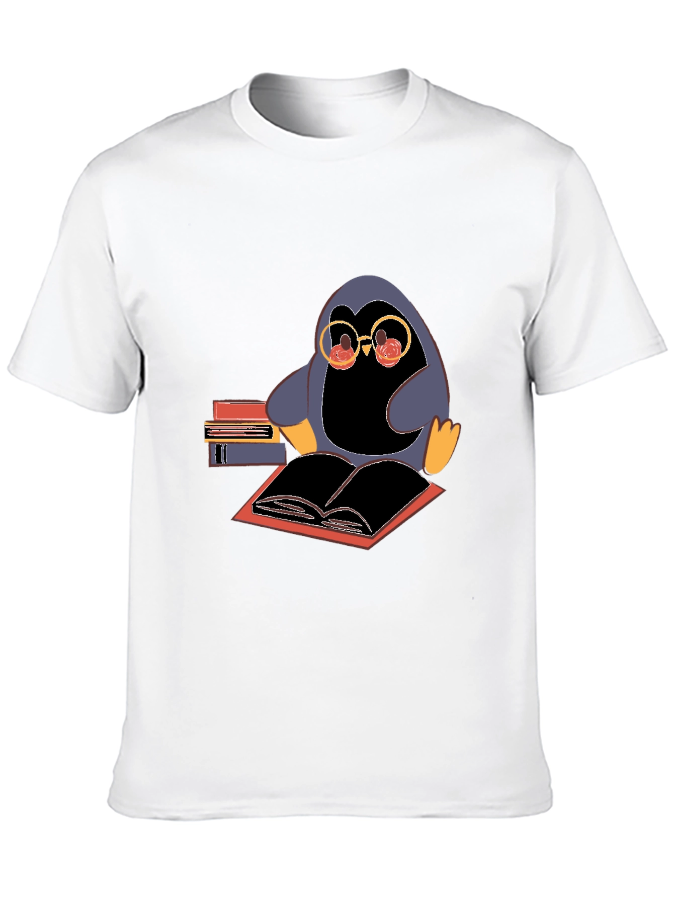 Bookworm Penguin T-Shirt