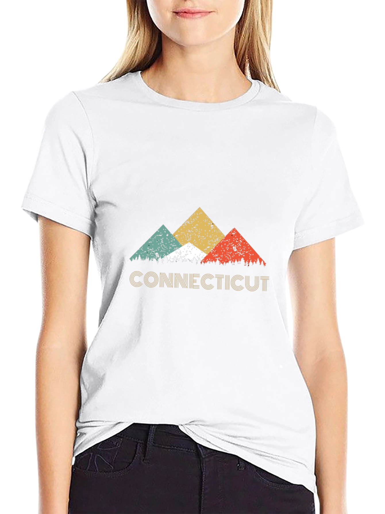 Retro Connecticut Mountain T-Shirt