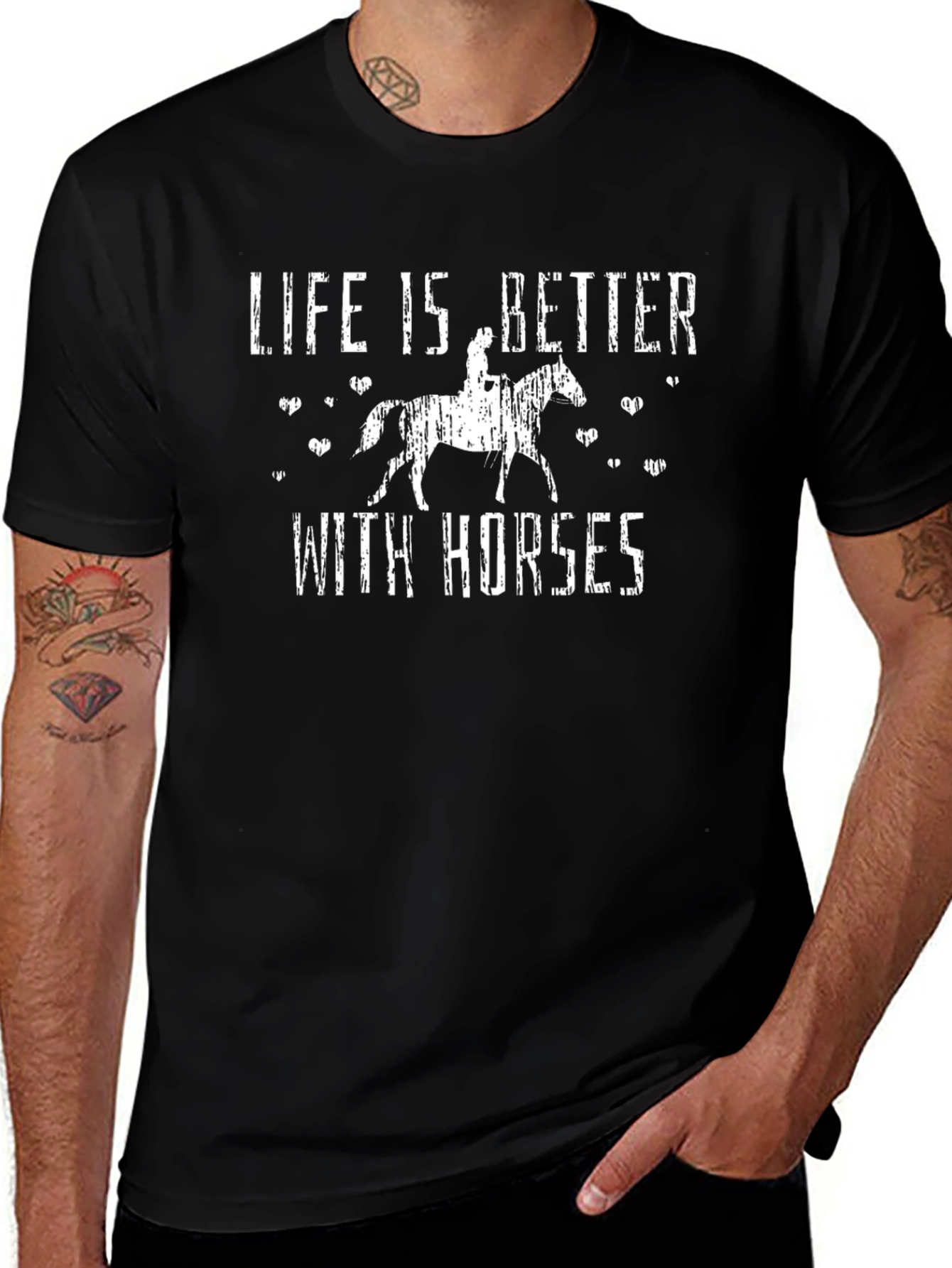 Life is Better with Horses Graphic Tee