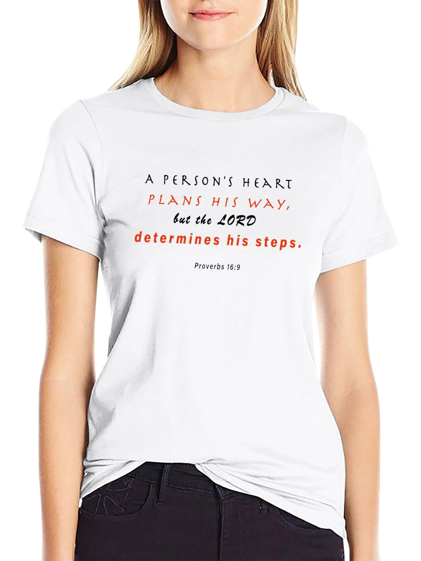 Faith-Inspired T-Shirt: Proverbs 16:9