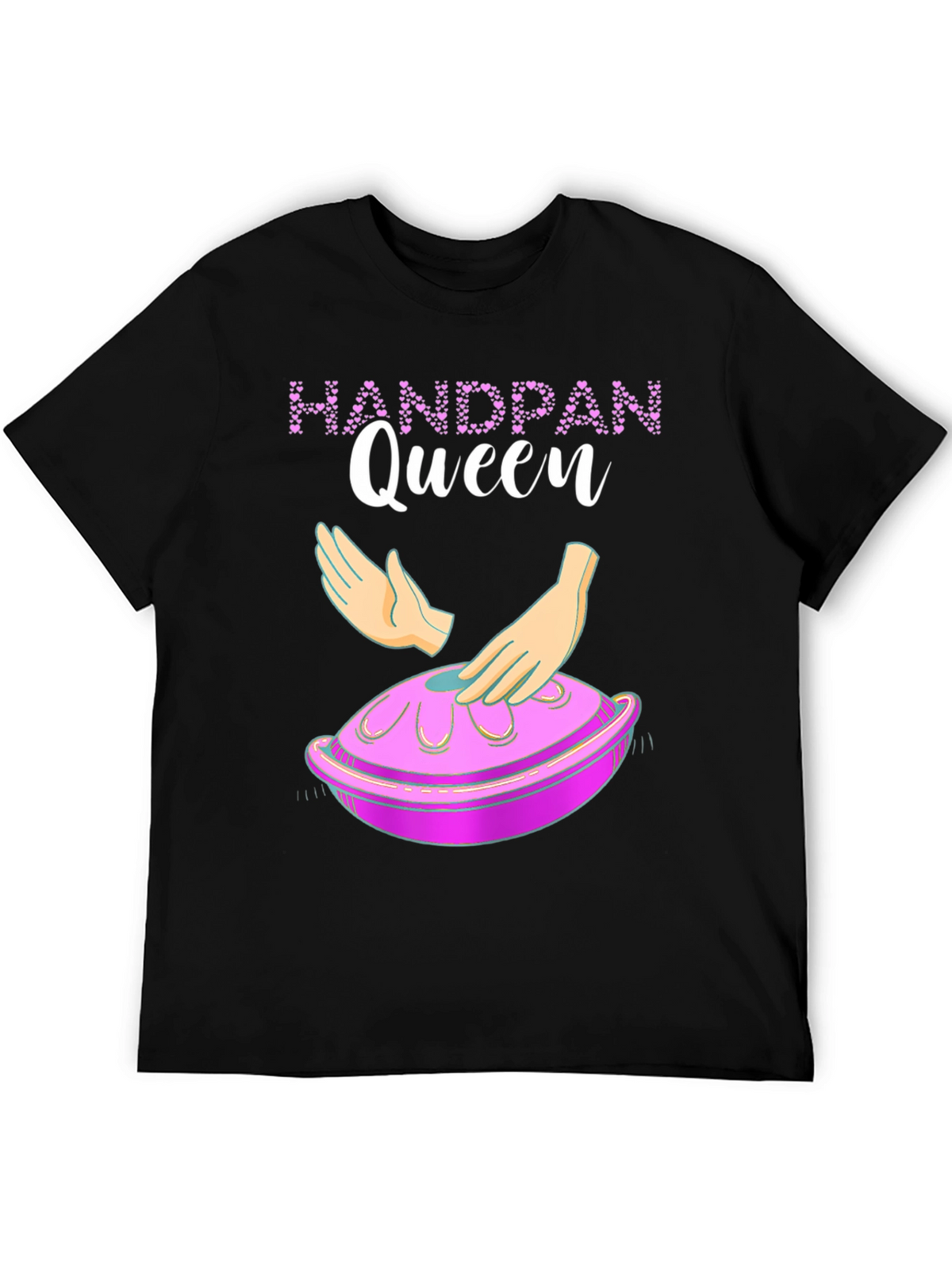 Handpan Queen Graphic Tee - Musical Instrument T-Shirt