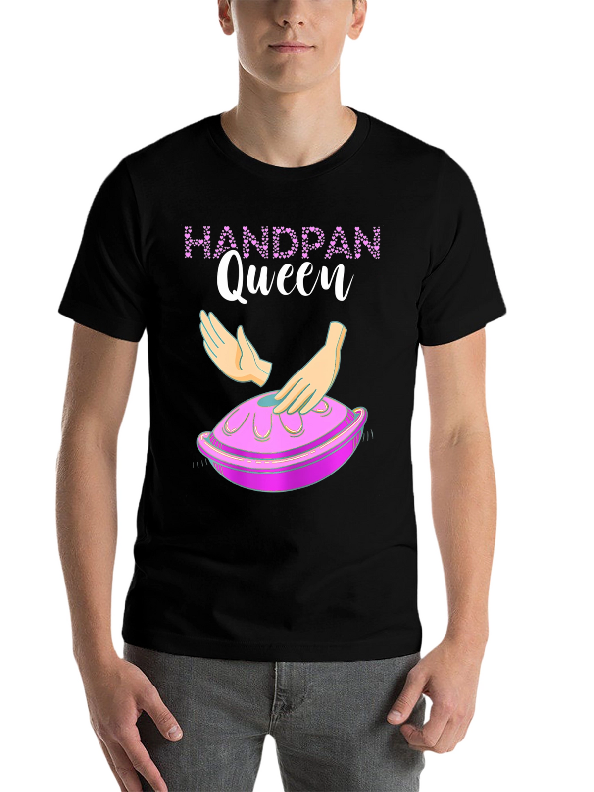 Handpan Queen Graphic Tee - Musical Instrument T-Shirt