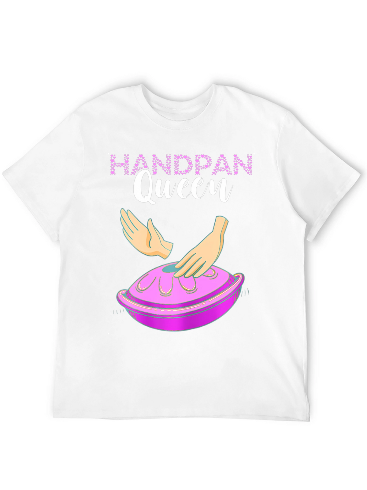 Handpan Queen Graphic Tee - Musical Instrument T-Shirt