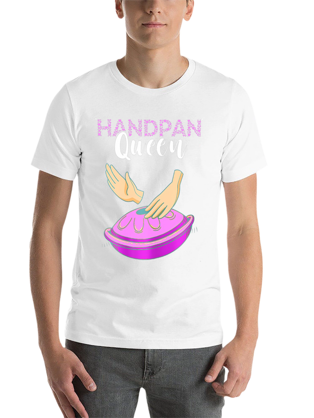 Handpan Queen Graphic Tee - Musical Instrument T-Shirt