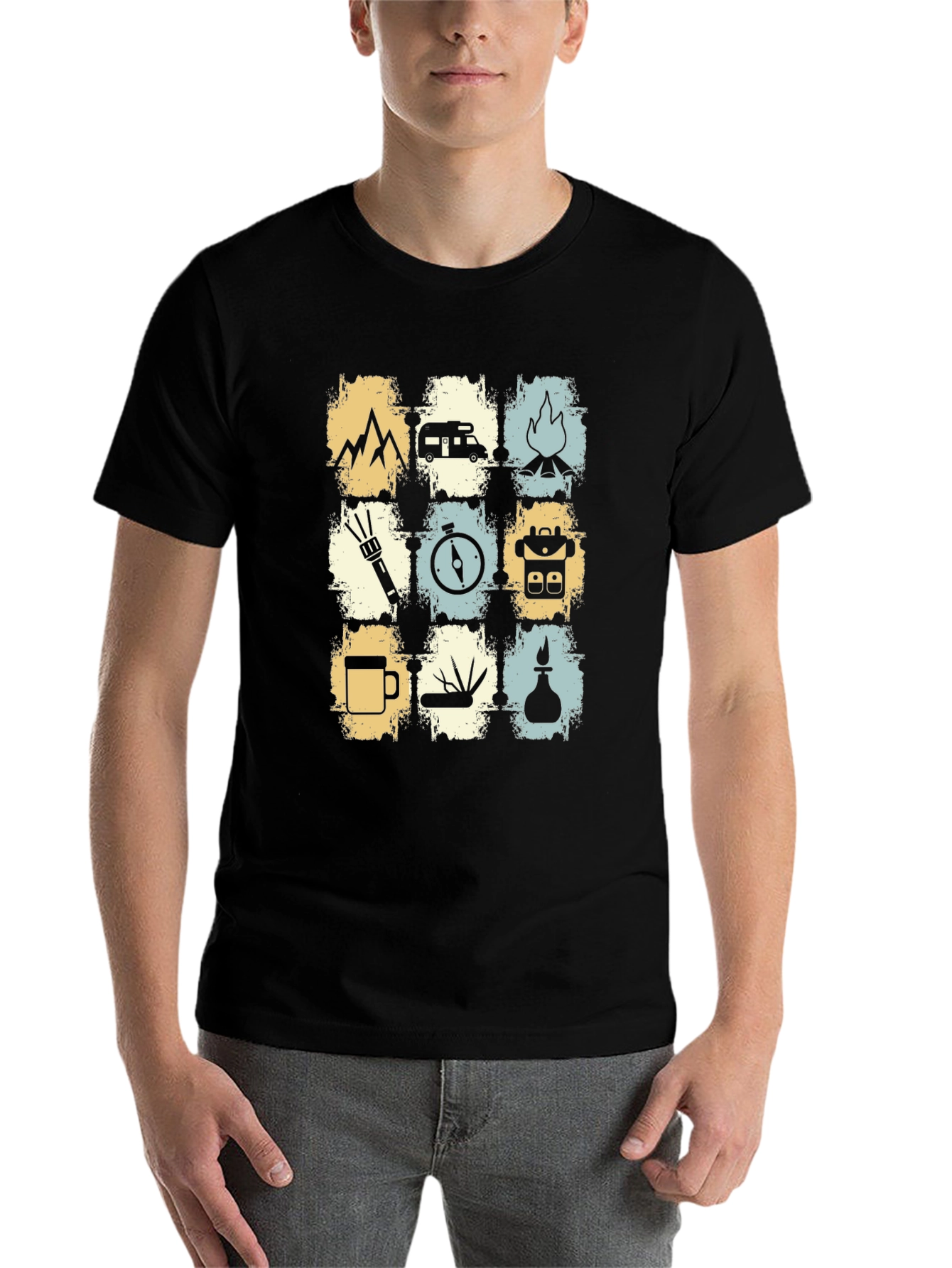 Camping Adventure Graphic T-Shirt