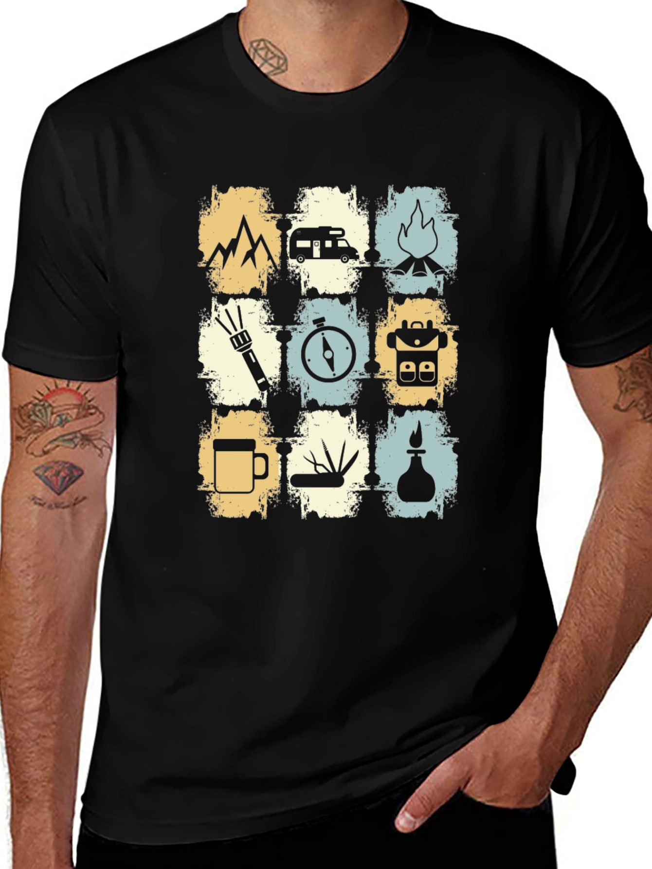 Camping Adventure Graphic T-Shirt