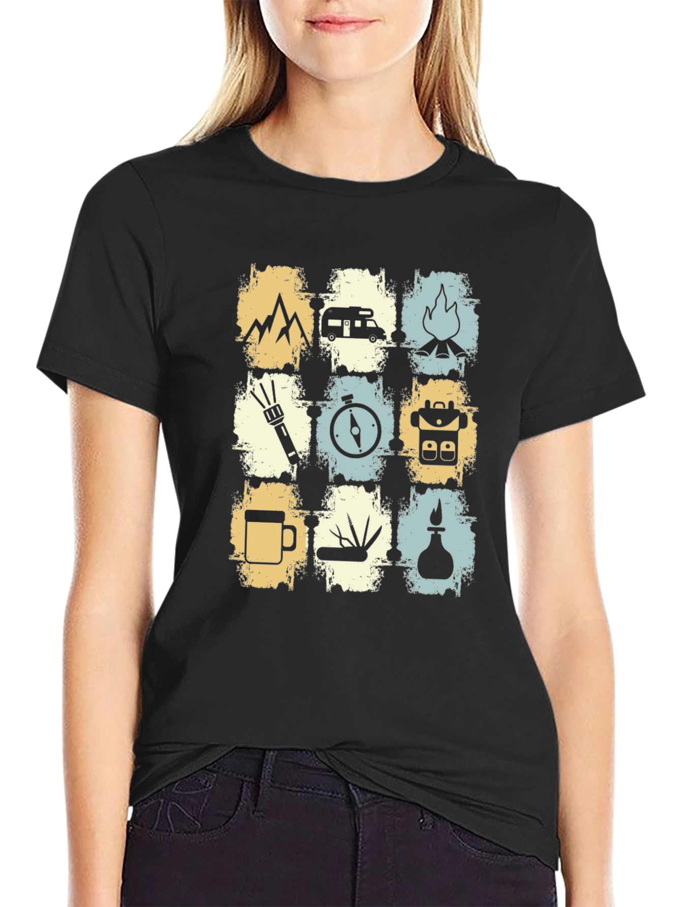 Camping Adventure Graphic T-Shirt