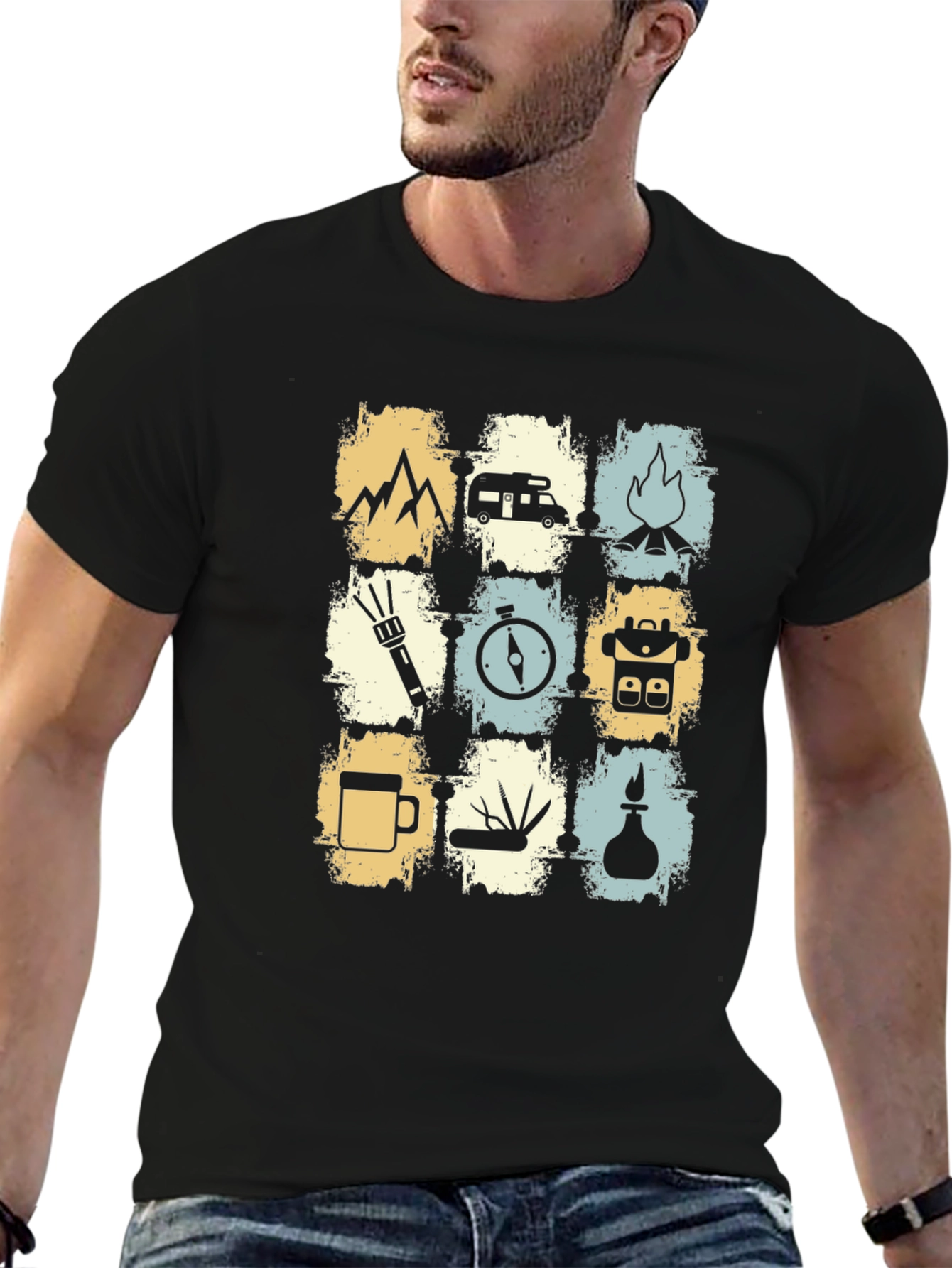 Camping Adventure Graphic T-Shirt