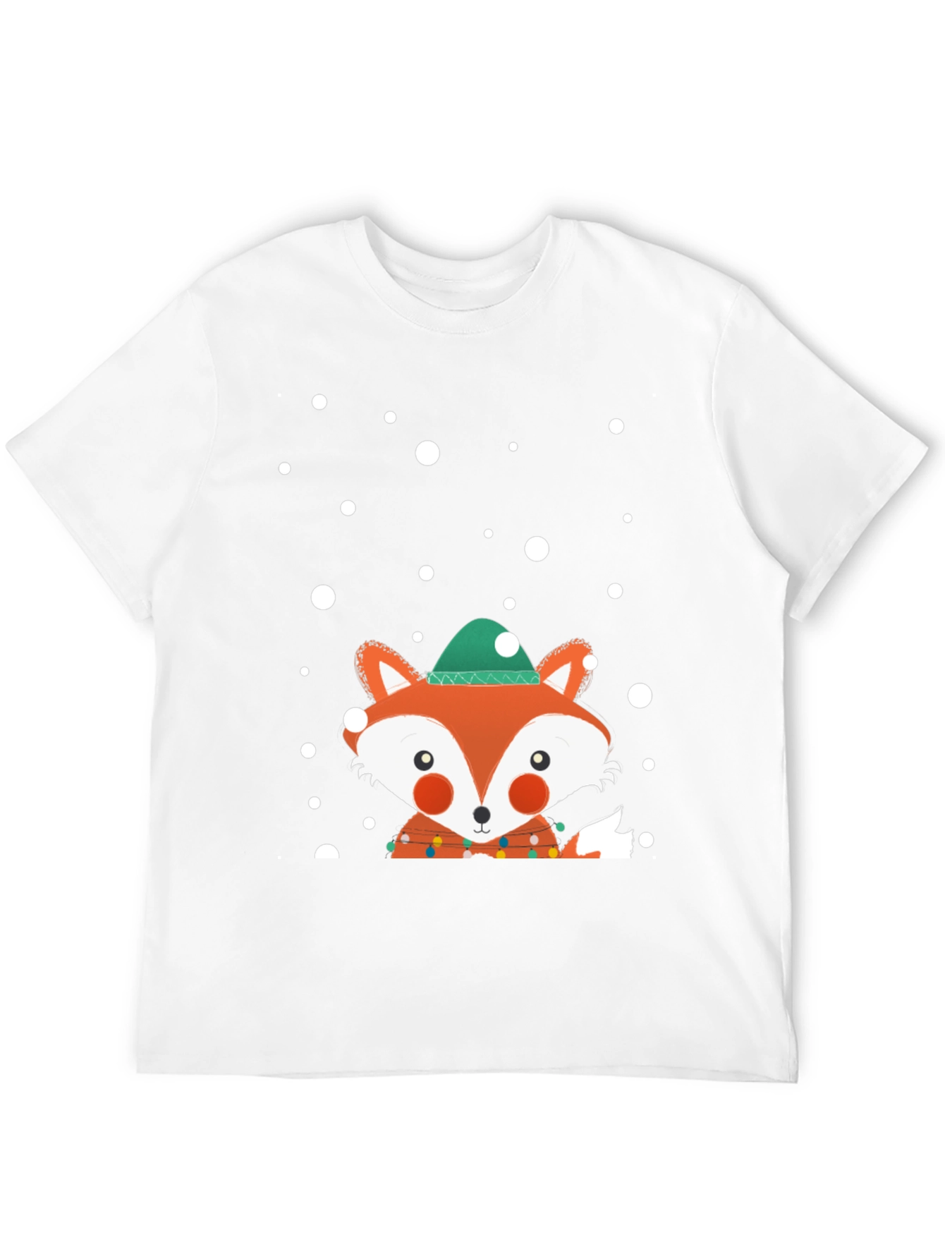 Festive Fox Tee - Holiday Fun!