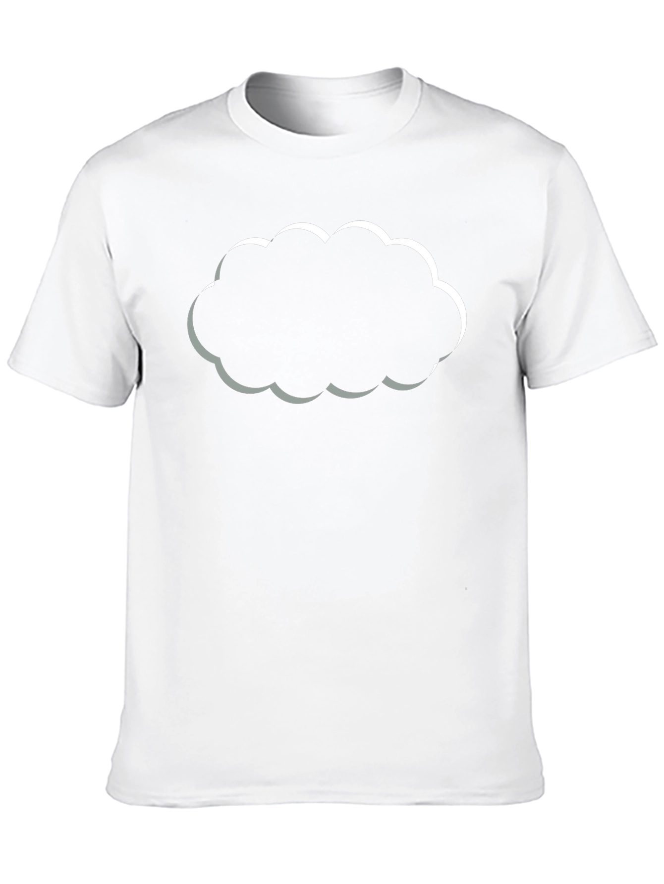 Cloud Graphic Black T-Shirt - Trendy & Stylish