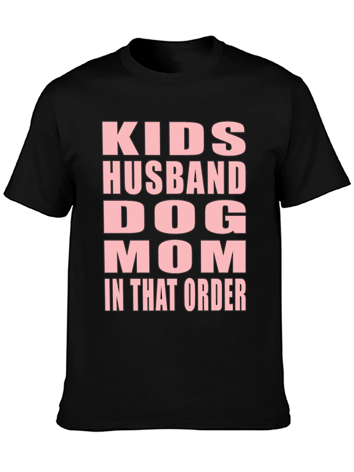 Kids Husband Dog Mom T-Shirt