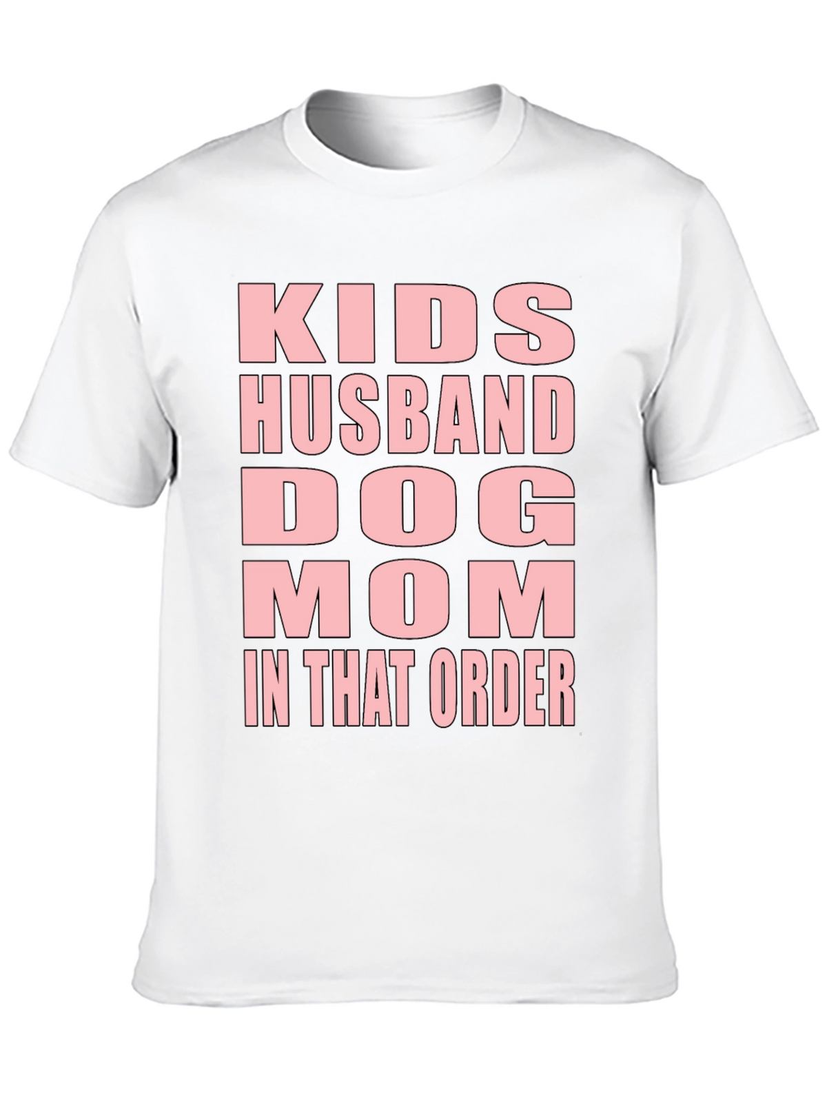 Kids Husband Dog Mom T-Shirt