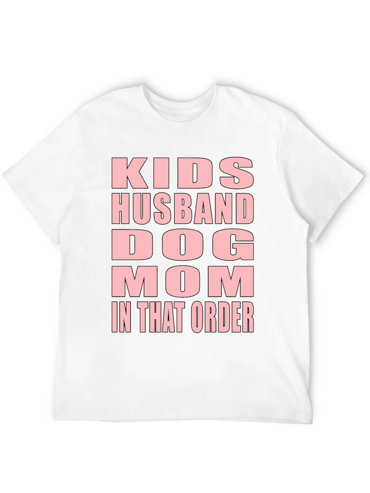 Kids Husband Dog Mom T-Shirt