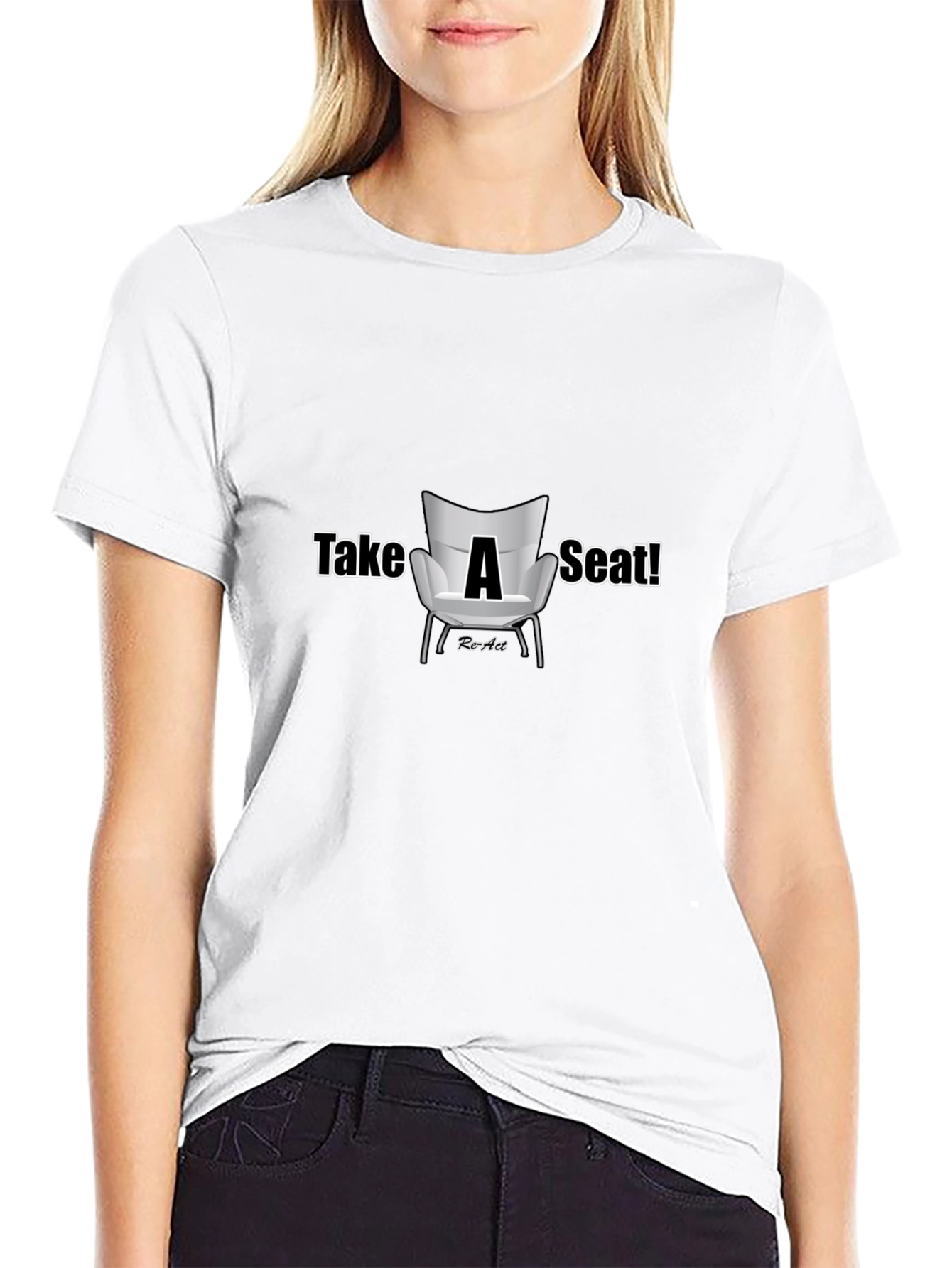 Take A Seat Graphic T-Shirt - Casual Style