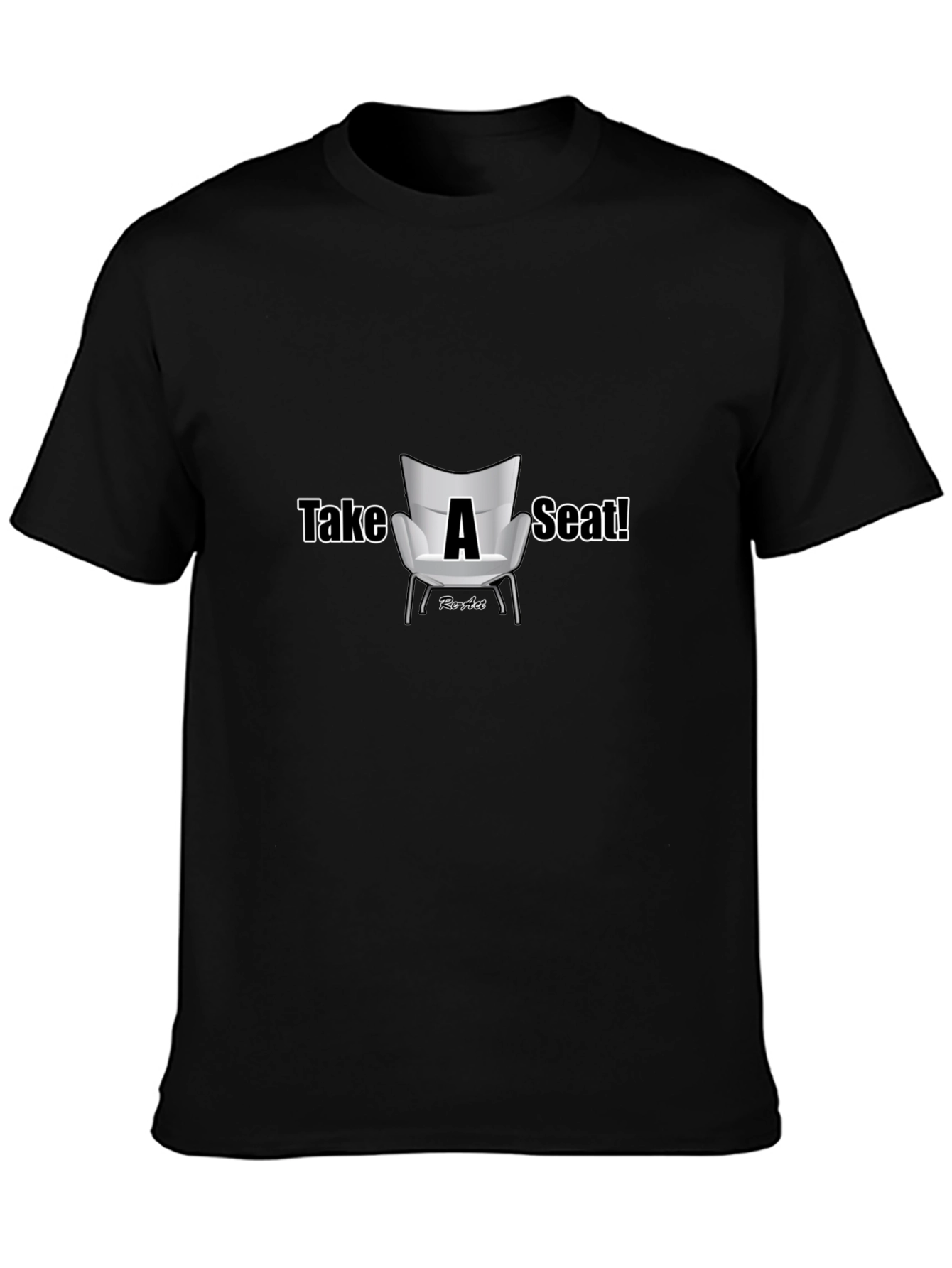 Take A Seat Graphic T-Shirt - Casual Style