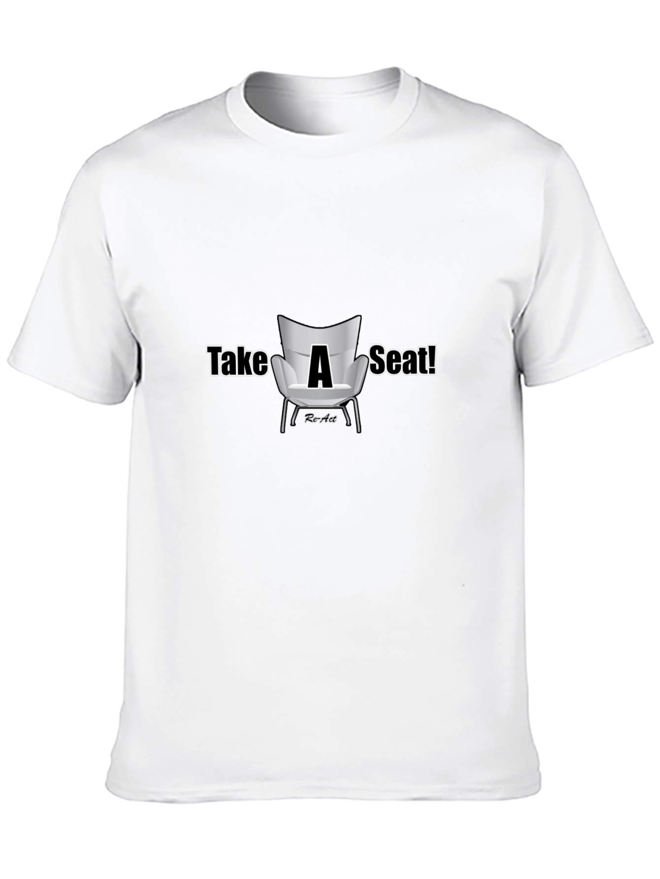Take A Seat Graphic T-Shirt - Casual Style